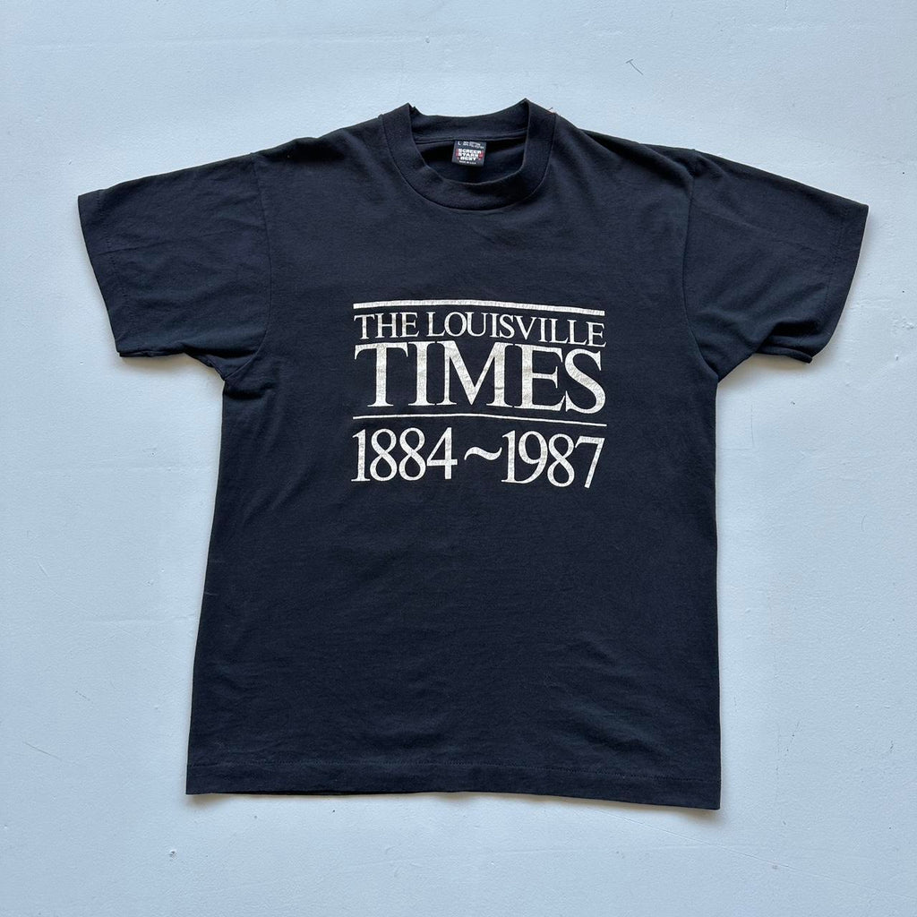 The Louisville Times Black 80s Vintage T-shirt - Medium