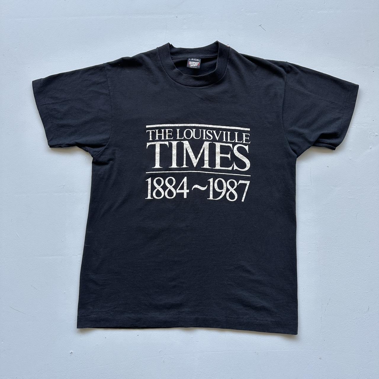 The Louisville Times Black 80s Vintage T-shirt - Medium