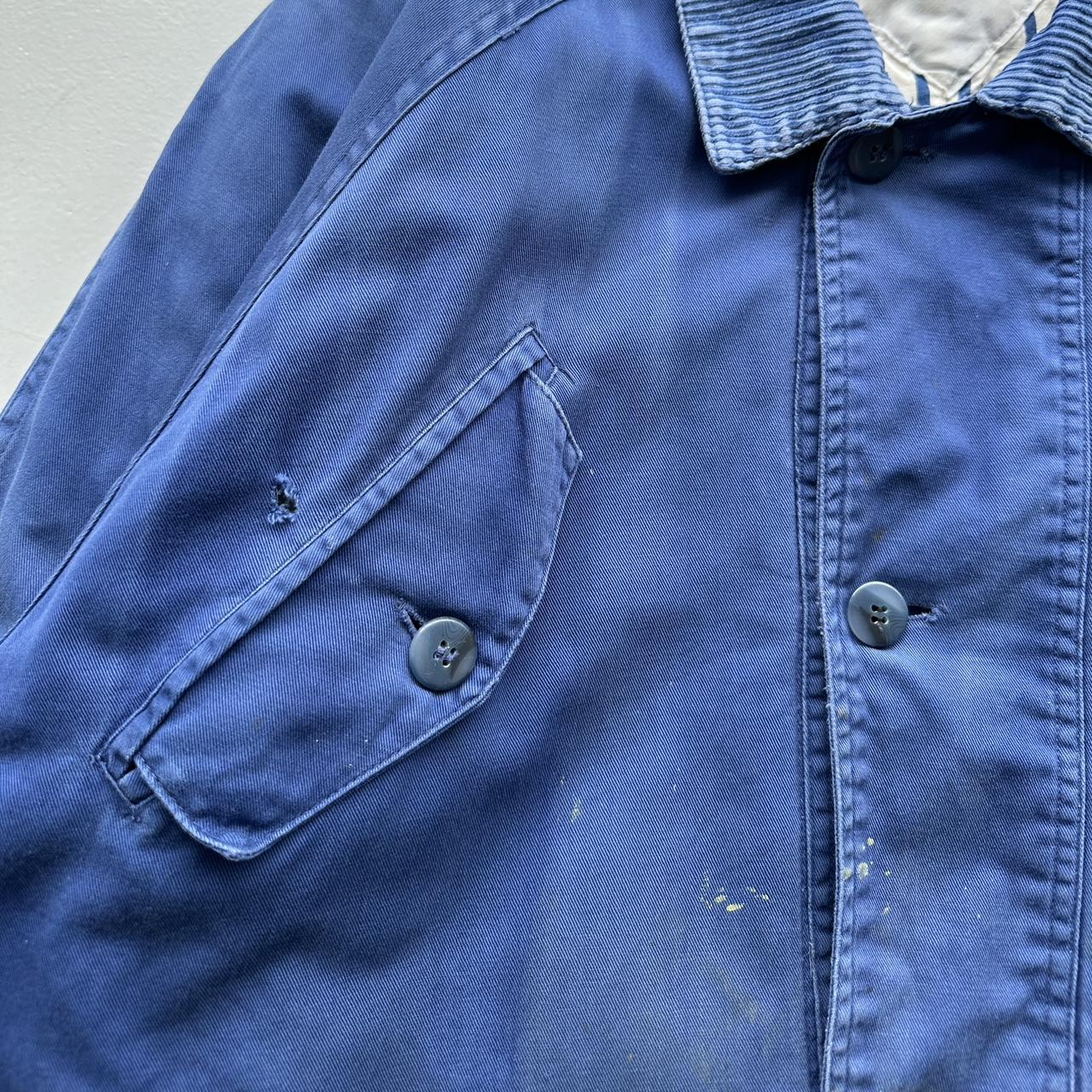 Vintage Blue Wrangler 70s/80s Padded Chore Jacket - Large