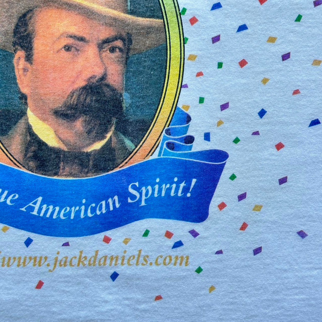 White Jack Daniels 90s Vintage T-shirt - XL