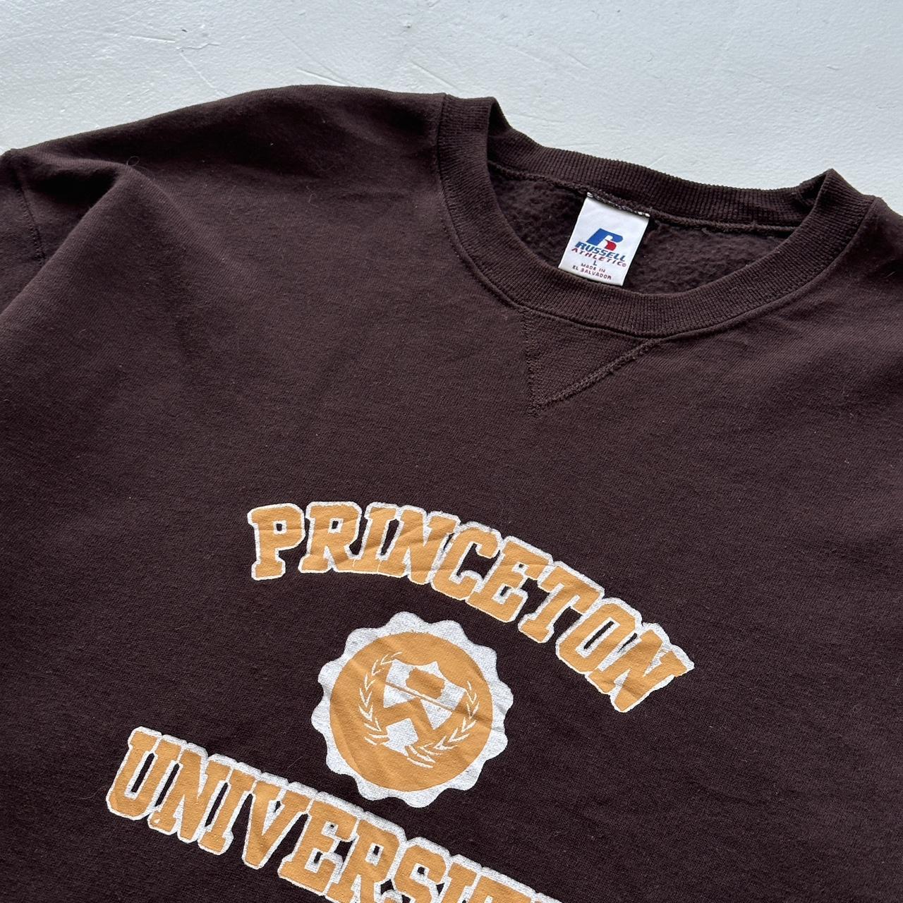 Brown Russell Athletic Princeton University 90s Sweatshirt - Large