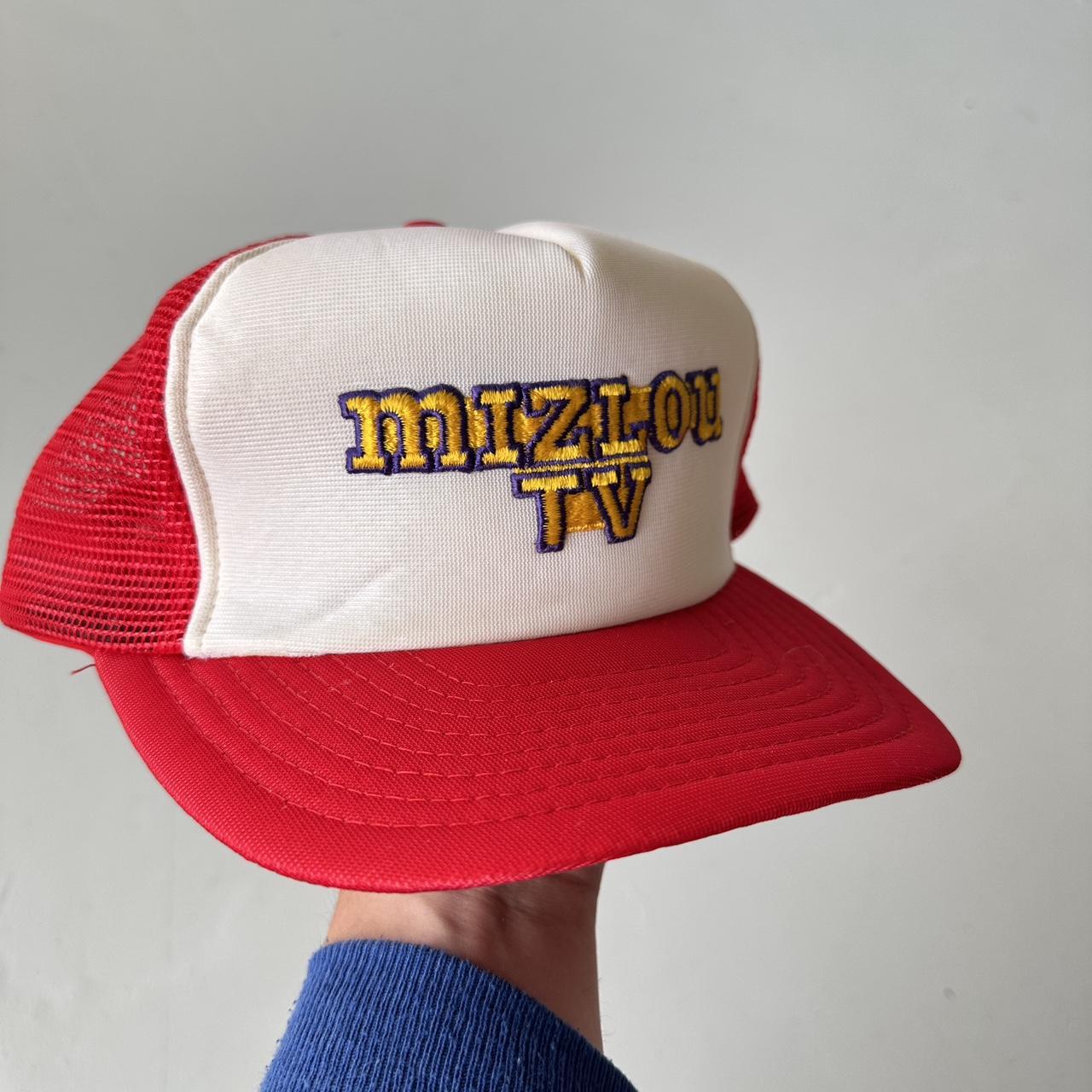 Red Mizlou TV Mesh and Foam Trucker SnapBack Cap