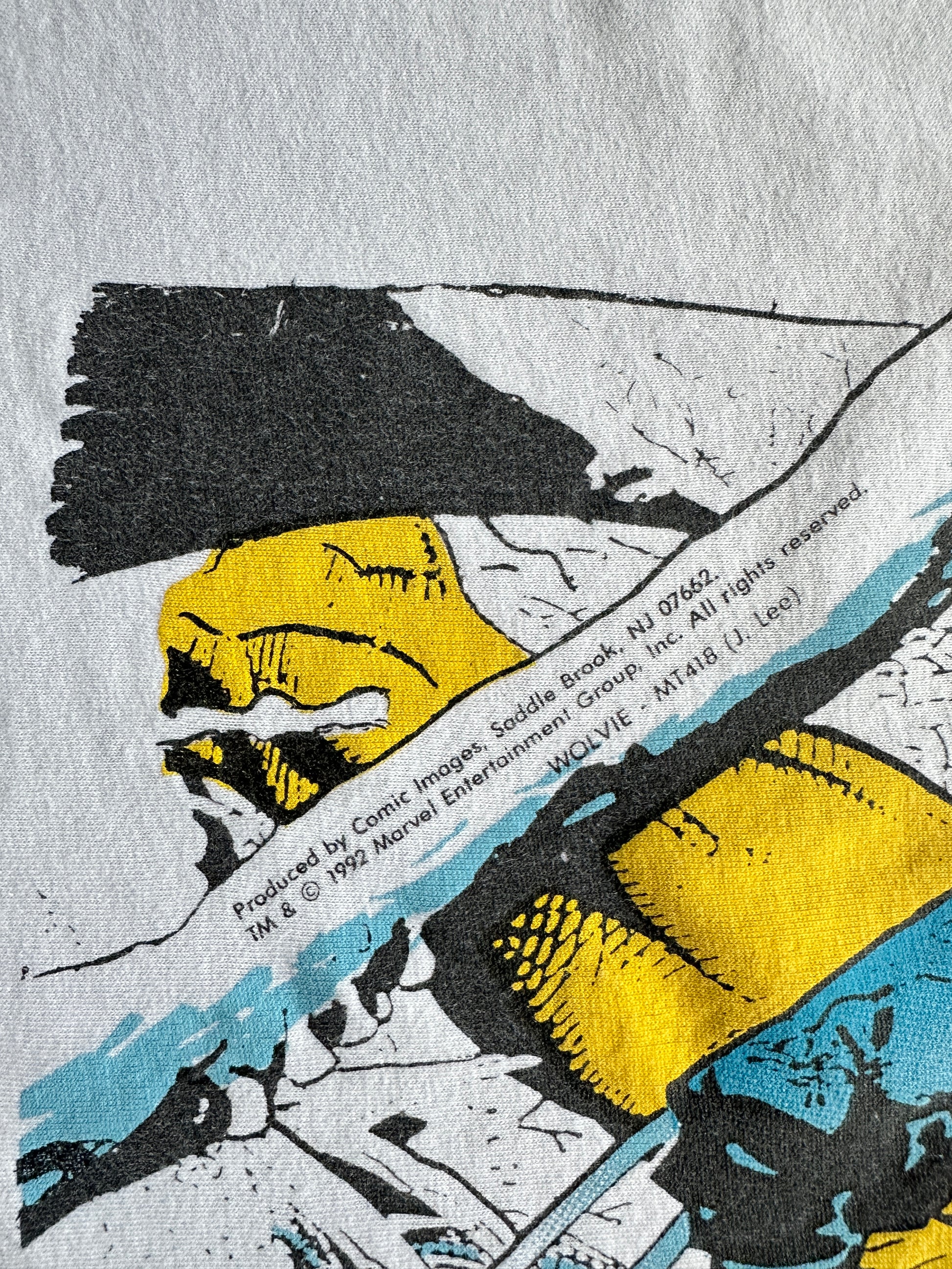 Wolverine Marvel Single Stitch Rare 90's Vintage T-shirt - XL