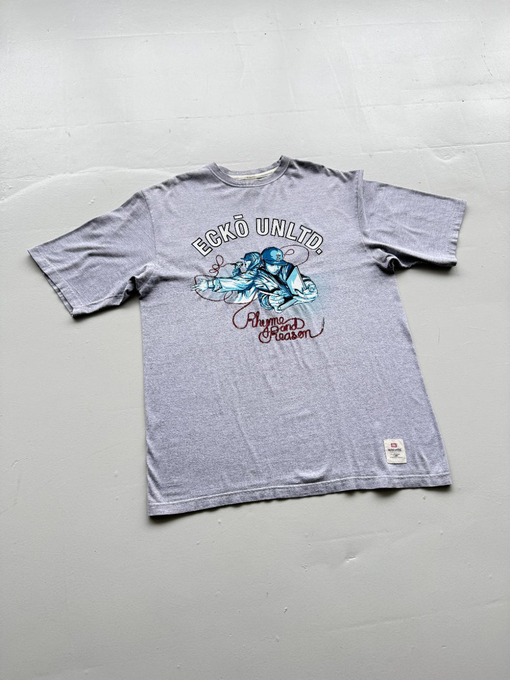 Ecko Unltd. Rhyme and Reason Y2K Vintage Graphic T-Shirt - XL