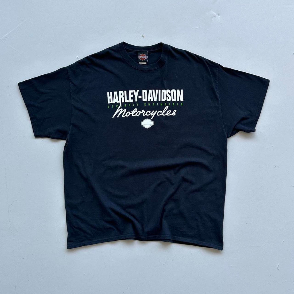 Black Harley Davidson Jamaica Vintage T-shirt - 2XL