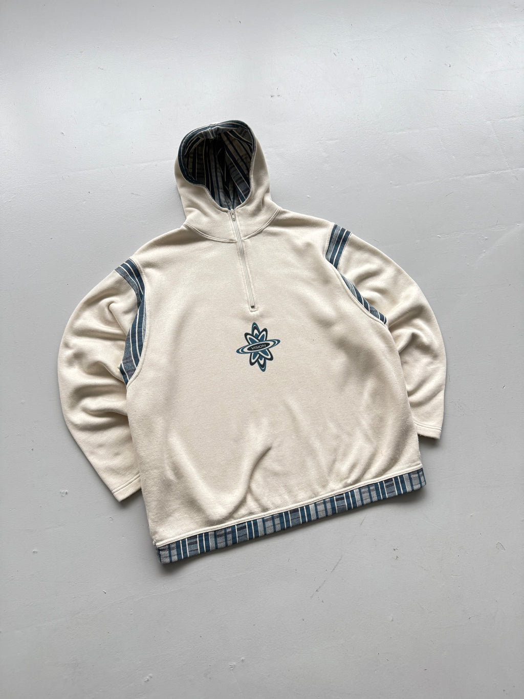 Vision Surf 90's Vintage Quarter Zip Hoodie - Small