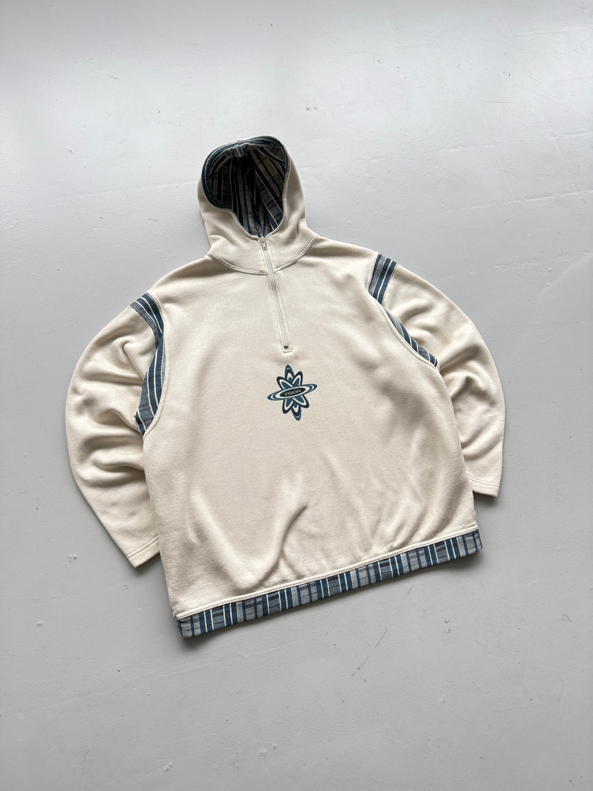 Vision Surf 90's Vintage Quarter Zip Hoodie - Small