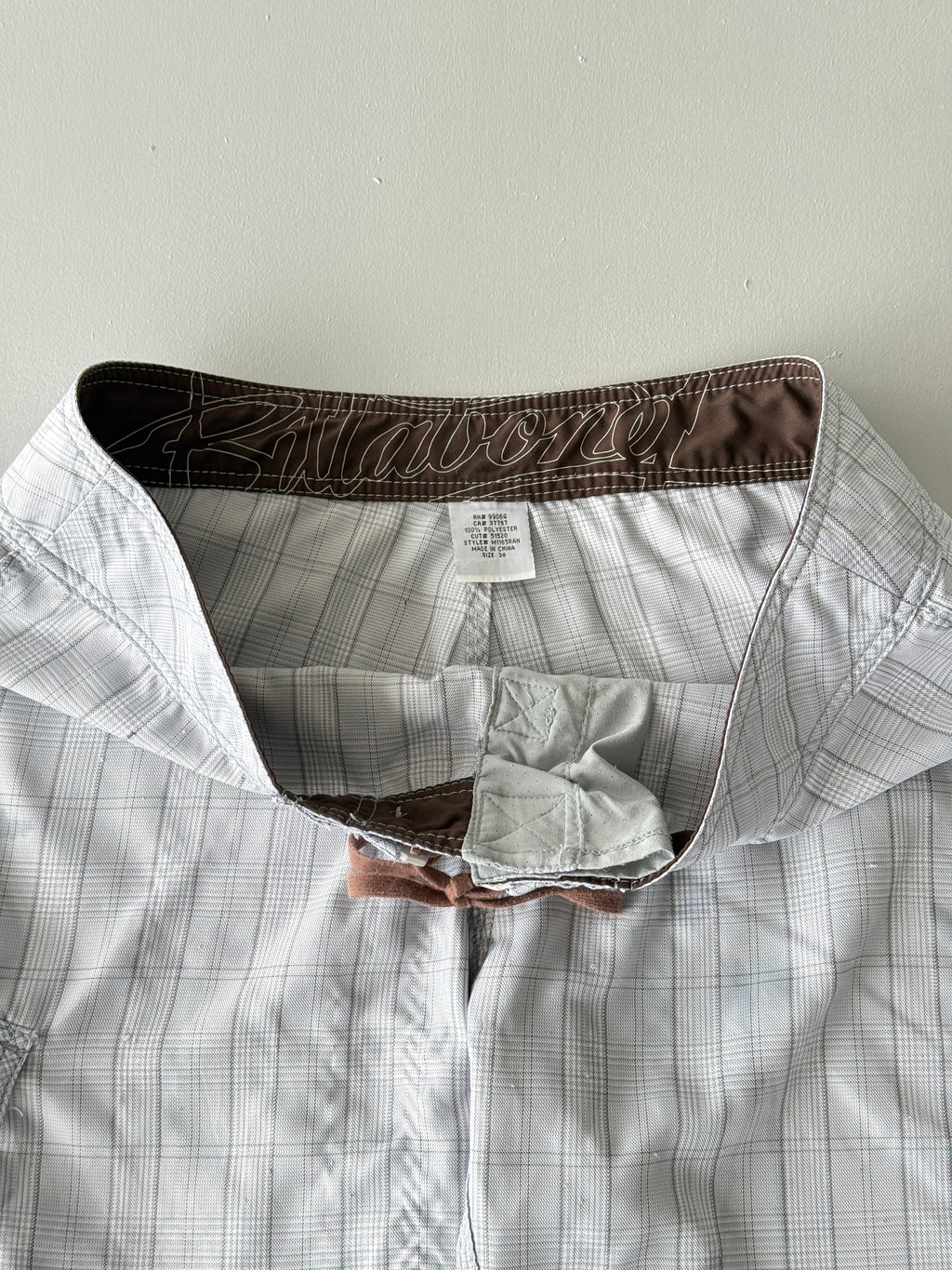 Billabong Plaid Y2K Vintage Board Shorts - 38