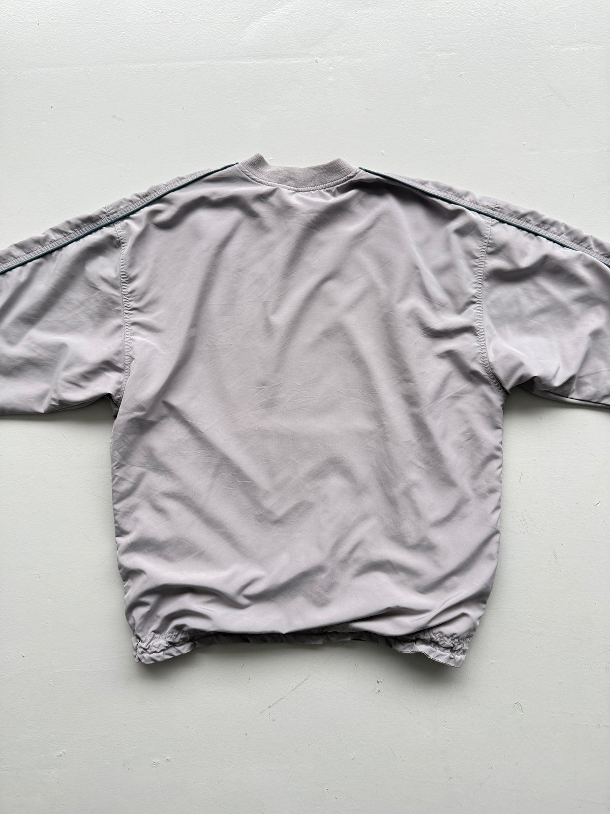 Adidas Grey Y2K Vintage Training Pullover Sweatshirt - Medium