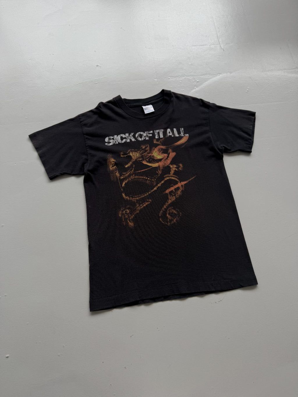 Sick of It All Scratch the Surface 90s Vintage Single Stitch Band T-Shirt - Larg