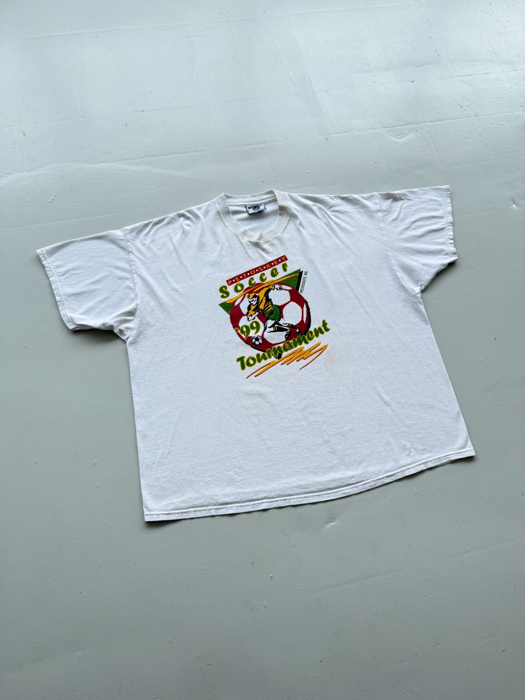 Lee Petoskey '99 Soccer Tournament Vintage Graphic T-Shirt - XXXL