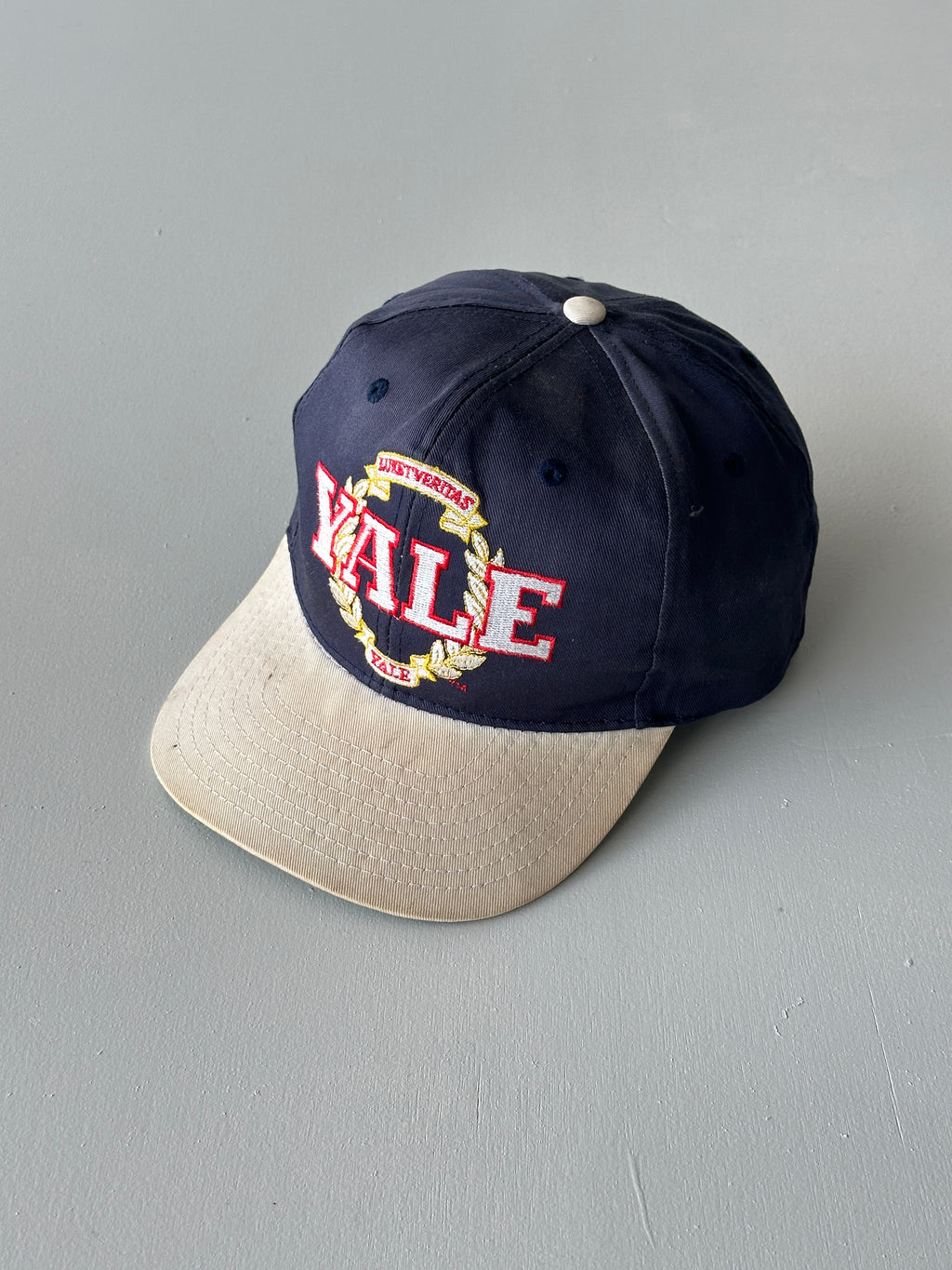 Navy / Stone Yale University 90's Vintage SnapBack Trucker Cap