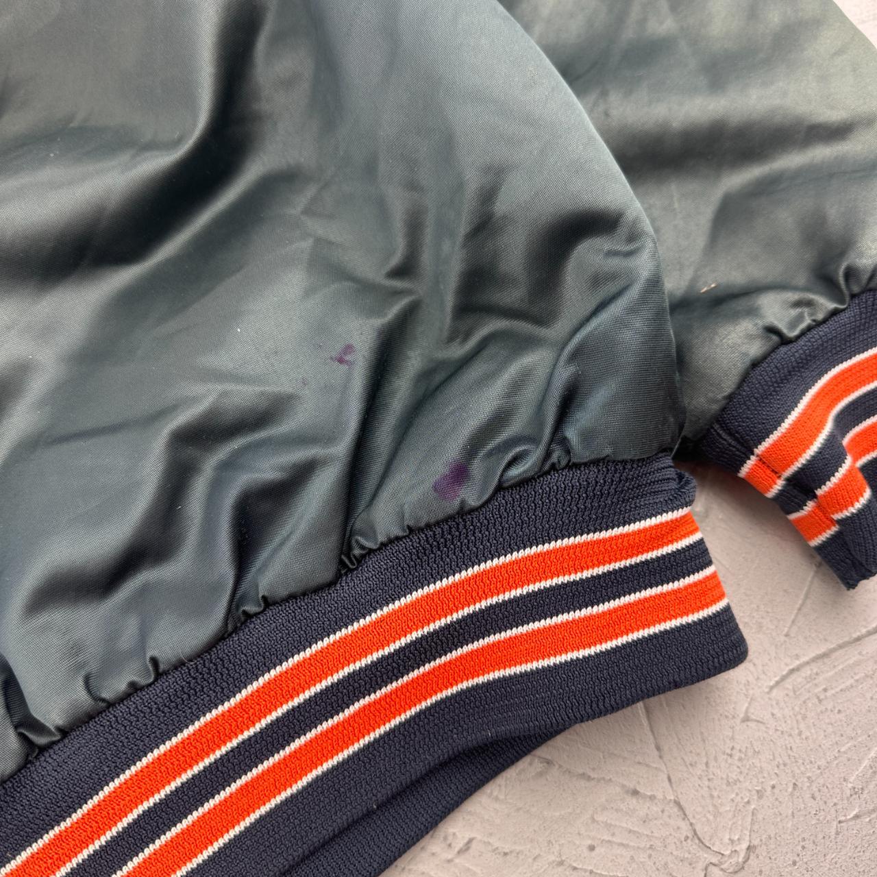 ILLINI 80s USA Navy Grey University Varsity Jacket - Medium