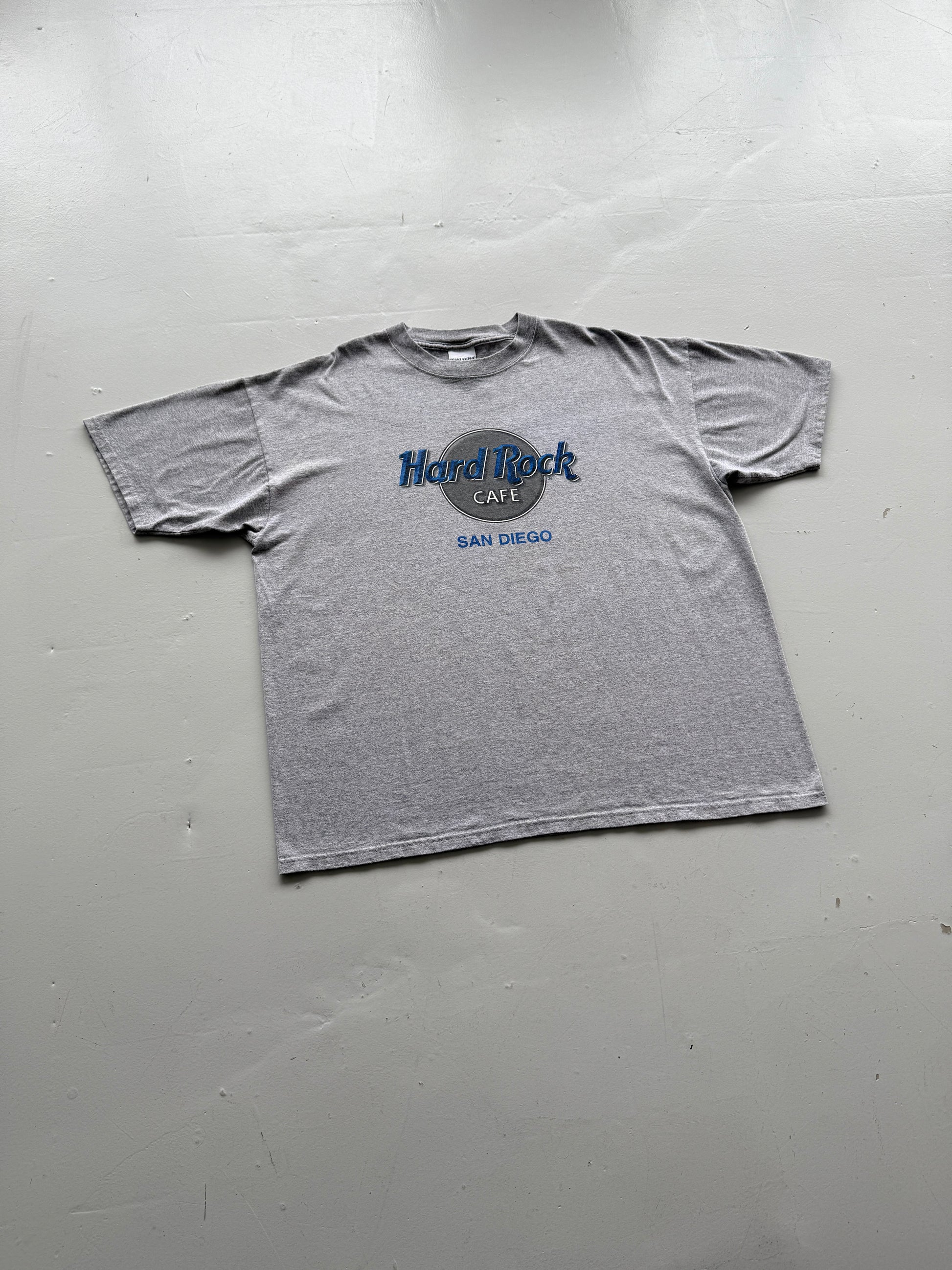 Grey Hard Rock Cafe 00's Vintage Graphic T-Shirt - XXL