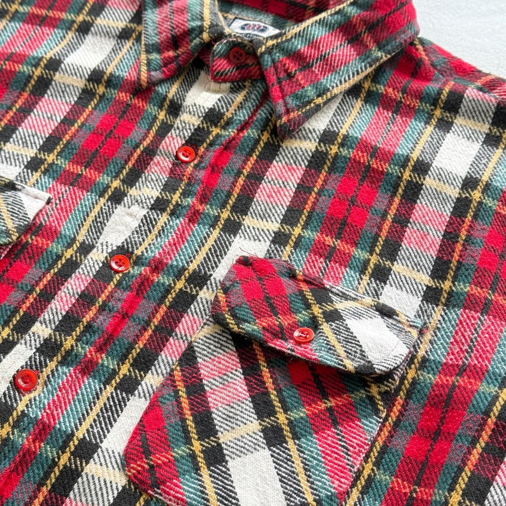 Tarten Checkered Long Sleeve 90s Vintage Flannel Shirt - XL