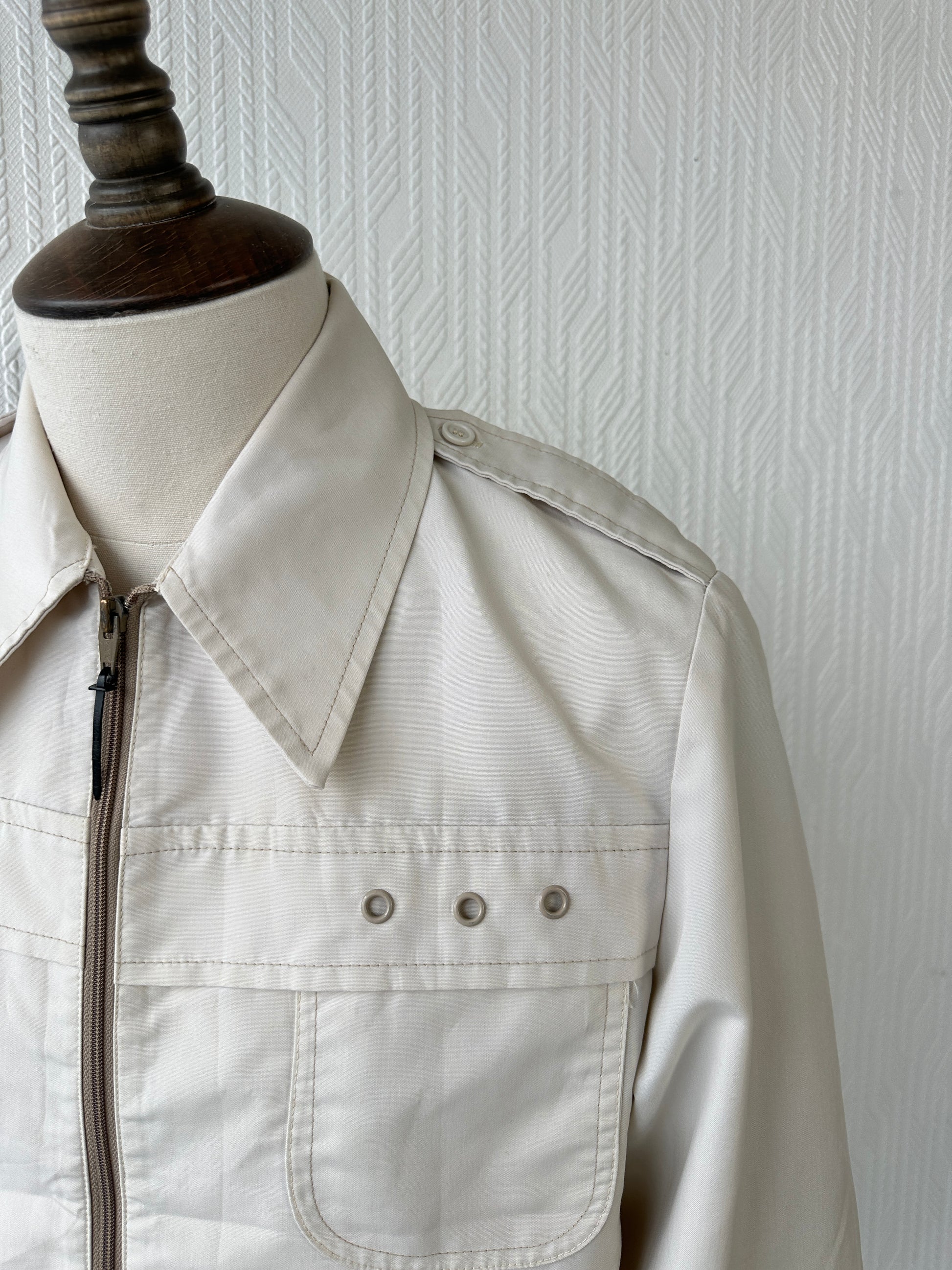 White London Fog 80s Vintage Harrington Jacket - Medium