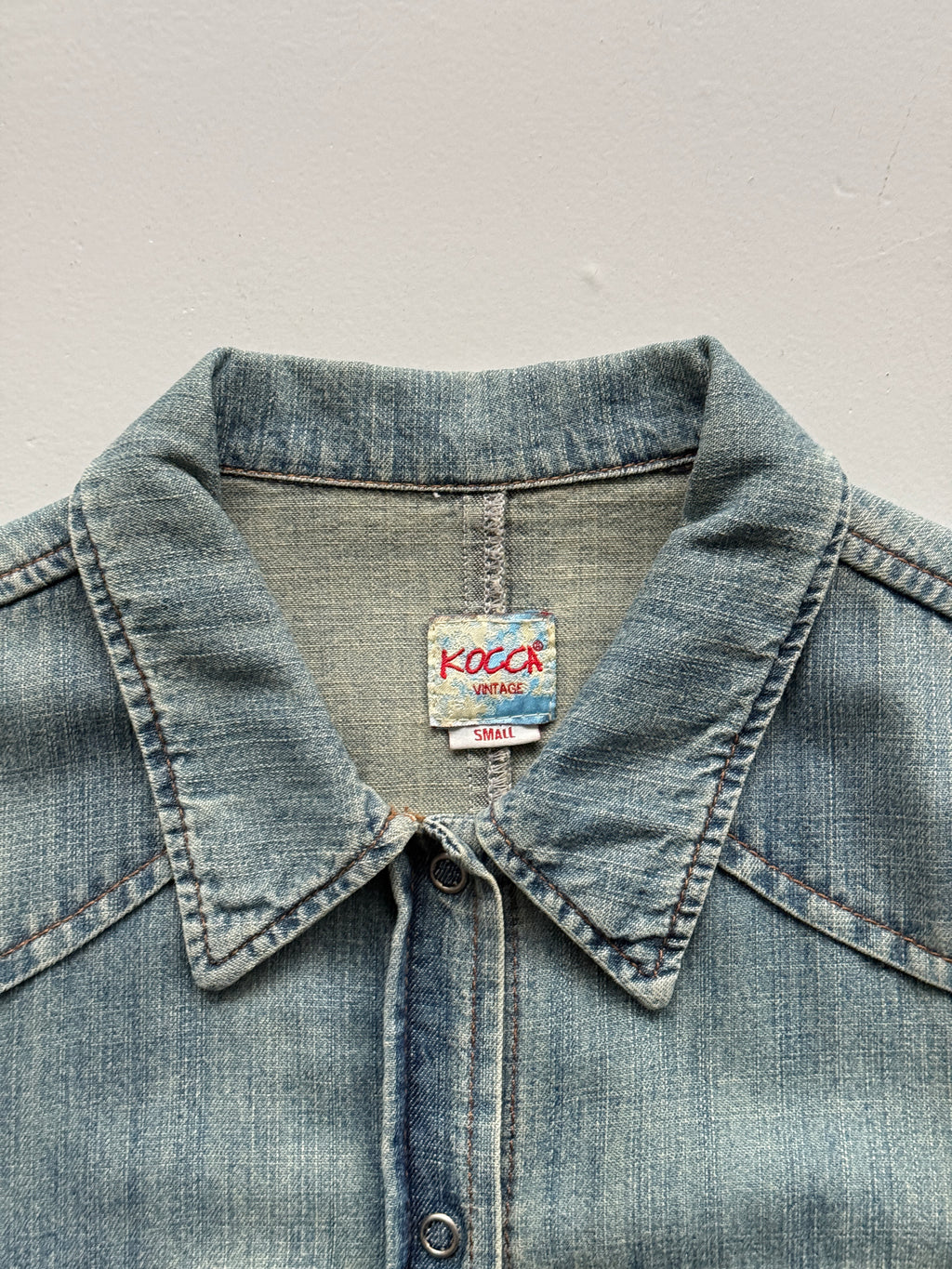 Light Blue Kocca 00's Vintage Y2K Maxi Denim Dress - Small