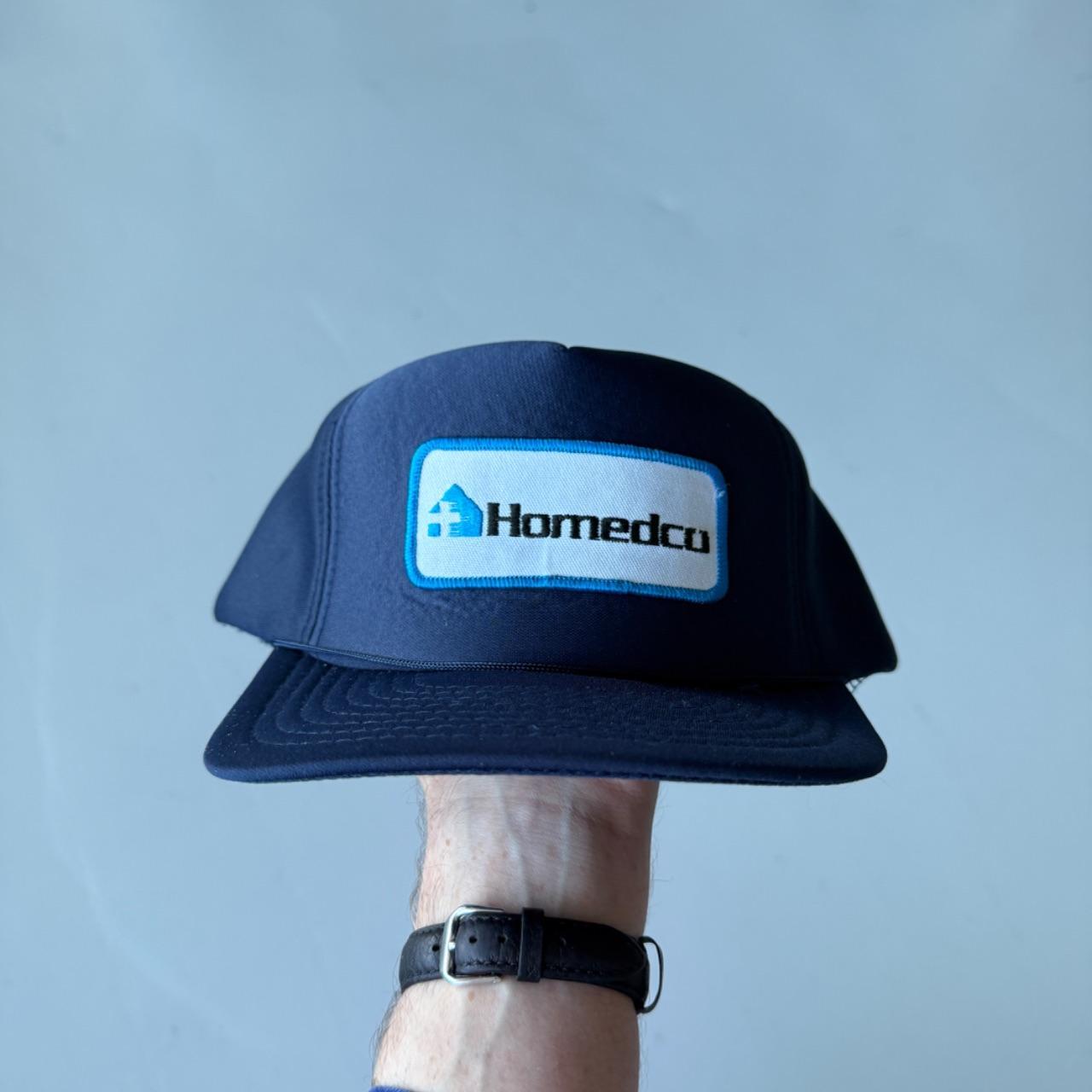 Blue Homedco Vintage Foam SnapBack Trucker Cap