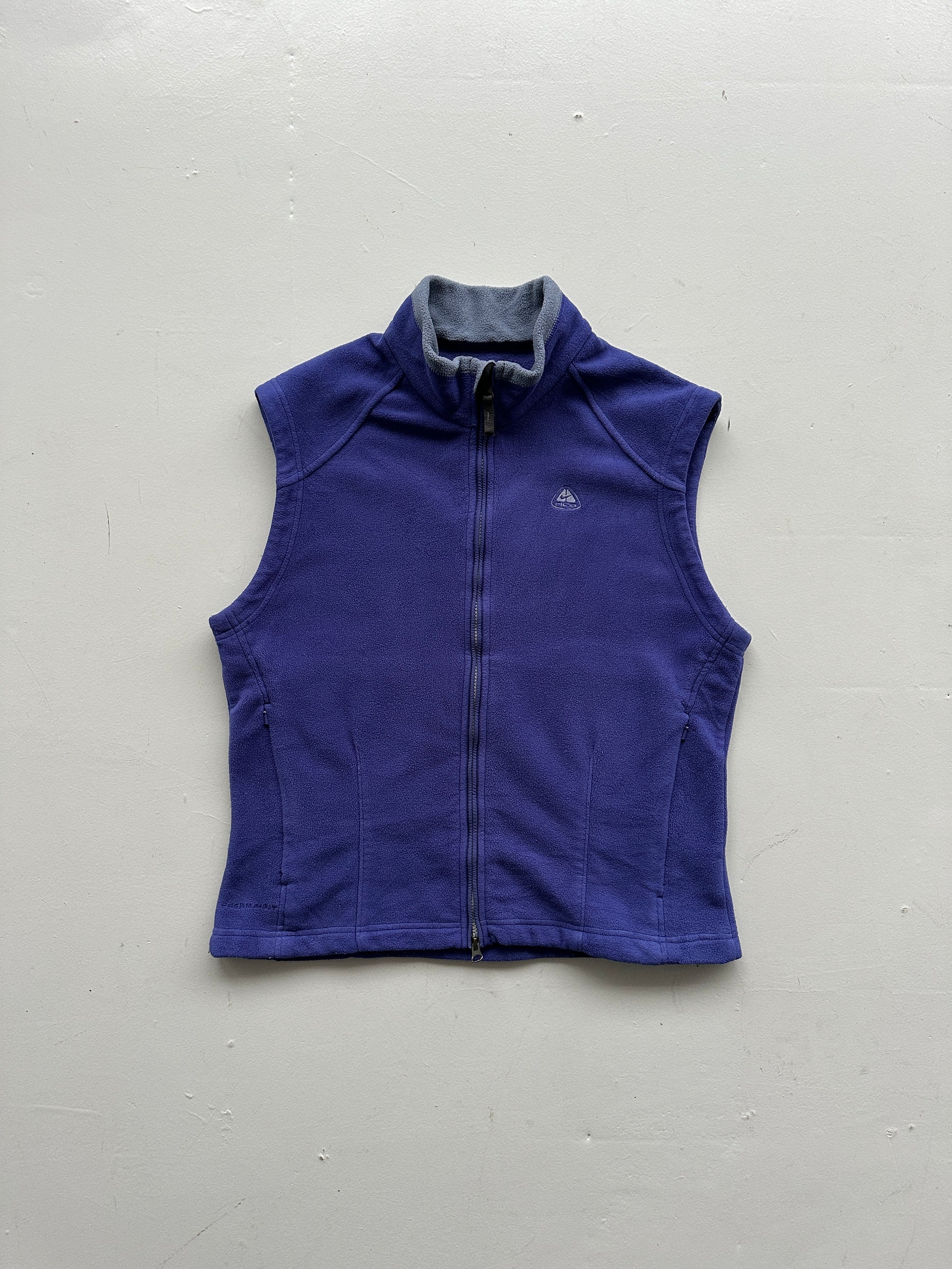 Womens Nike ACG 00's Outdoors Purple Gilet Fleece - Large