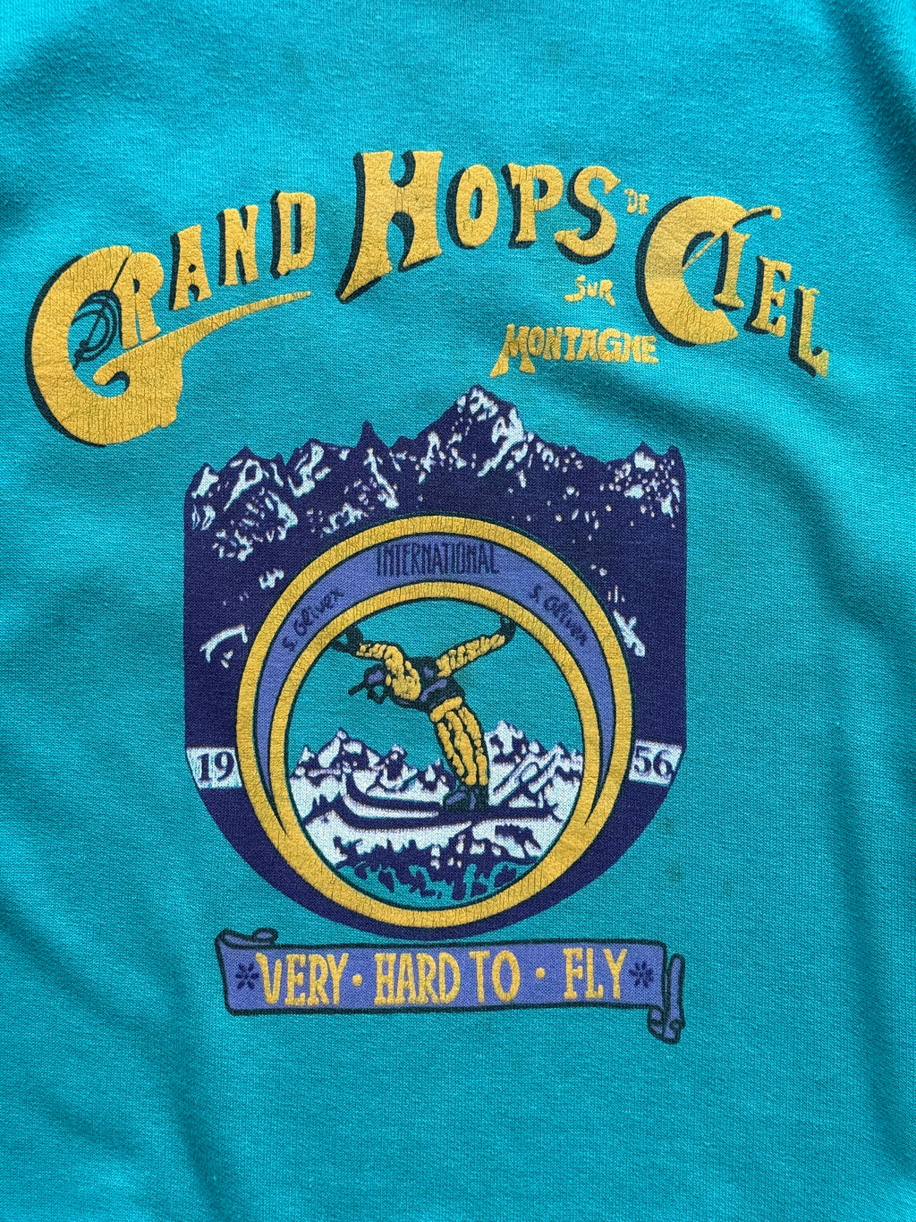 Grand Hops de Ciel Saint Olsen 80's Vintage Graphic Sweatshirt - Medium/Large