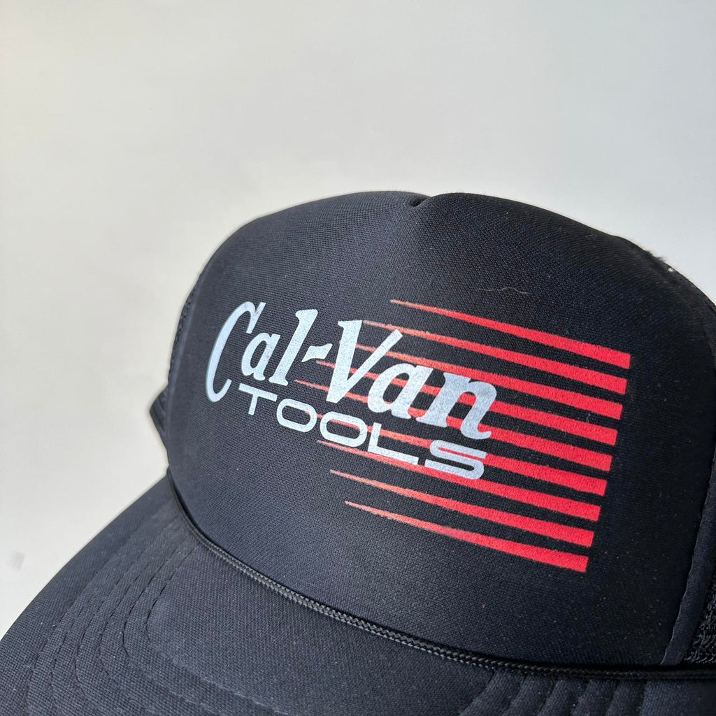 Black Cal-Val Tools Mesh Trucker SnapBack Cap