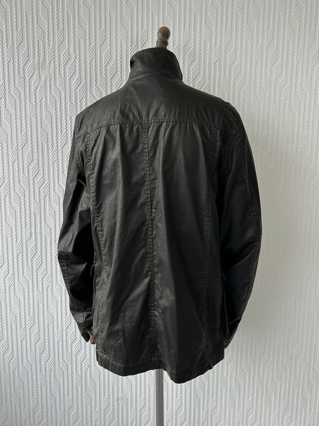 Brown Black Vintage Utility Field Jacket These Glory Days - Womens 12/14