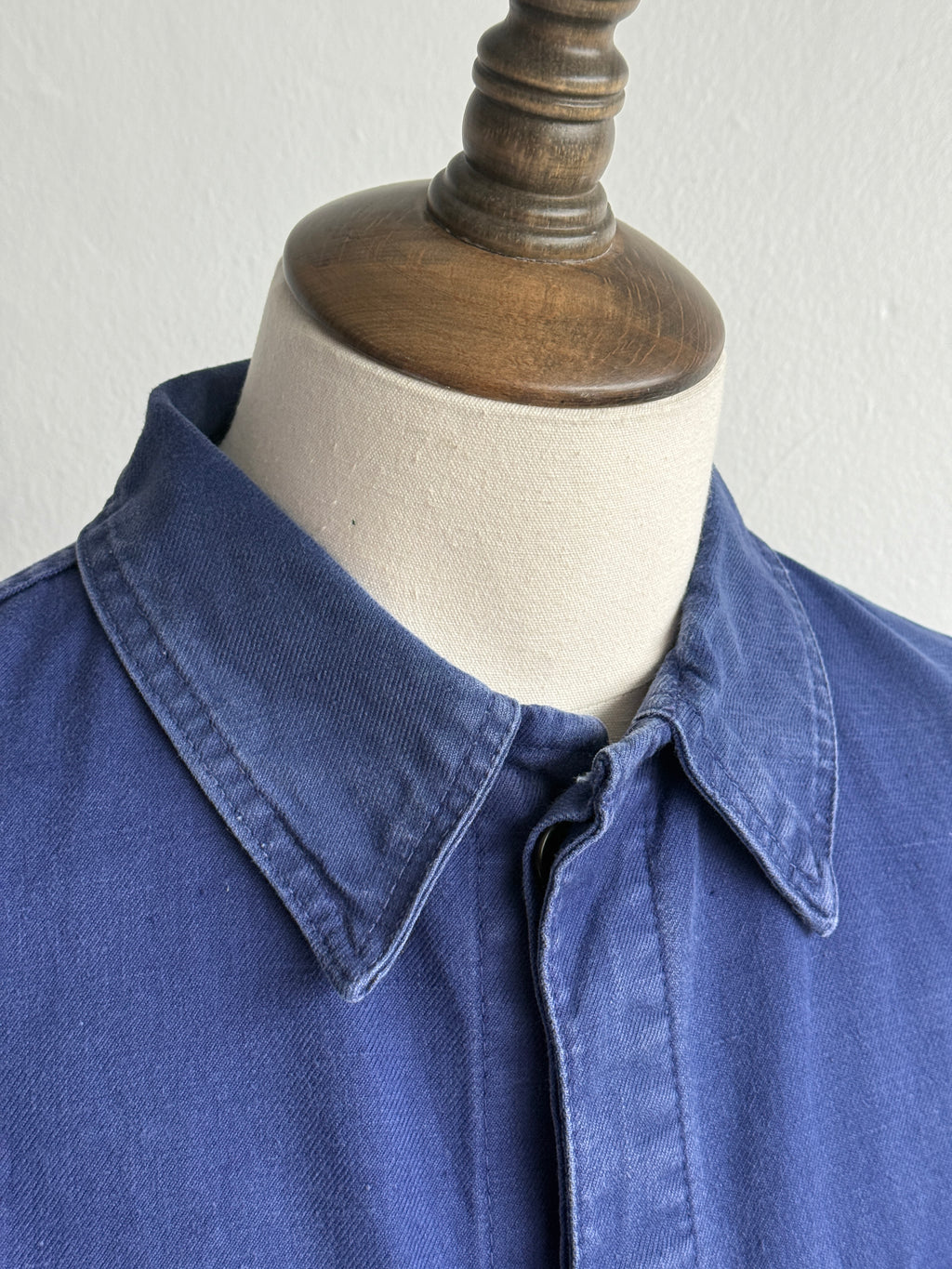 Blue French Vintage Workwear Chore Jacket CH555 - Small