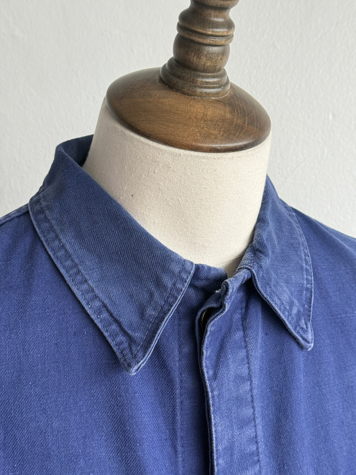 Blue French Vintage Workwear Chore Jacket CH555 - Small
