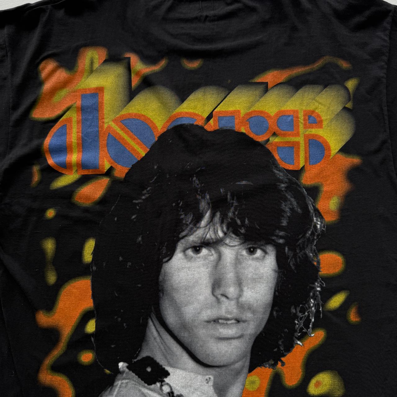 Black The Doors Jim Morrison Turbo Gadget Rare Vintage 90's Band T-shirt - XL