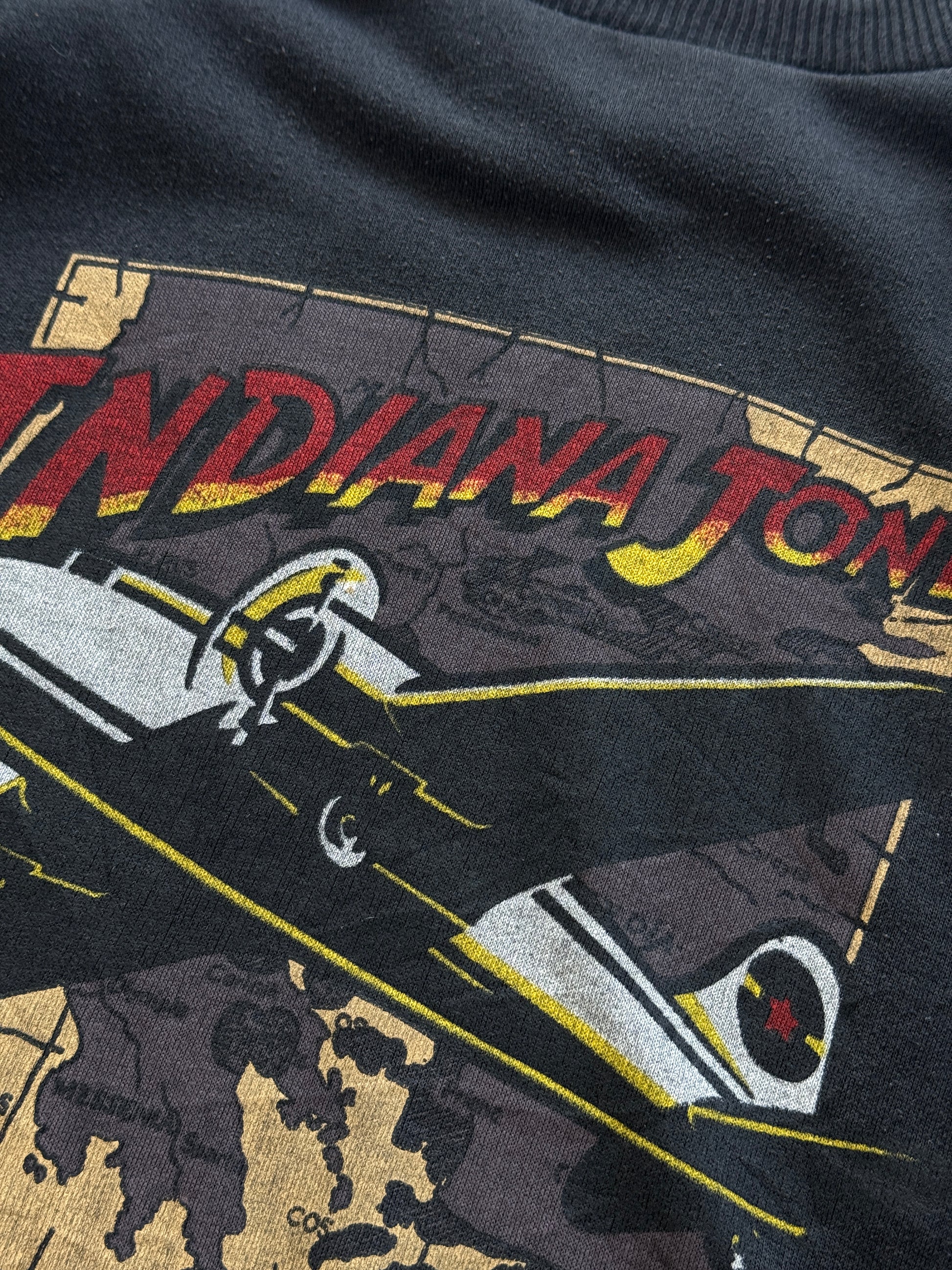 Indiana Jones The Legend 90's Vintage Graphic Sweatshirt - Kids Medium