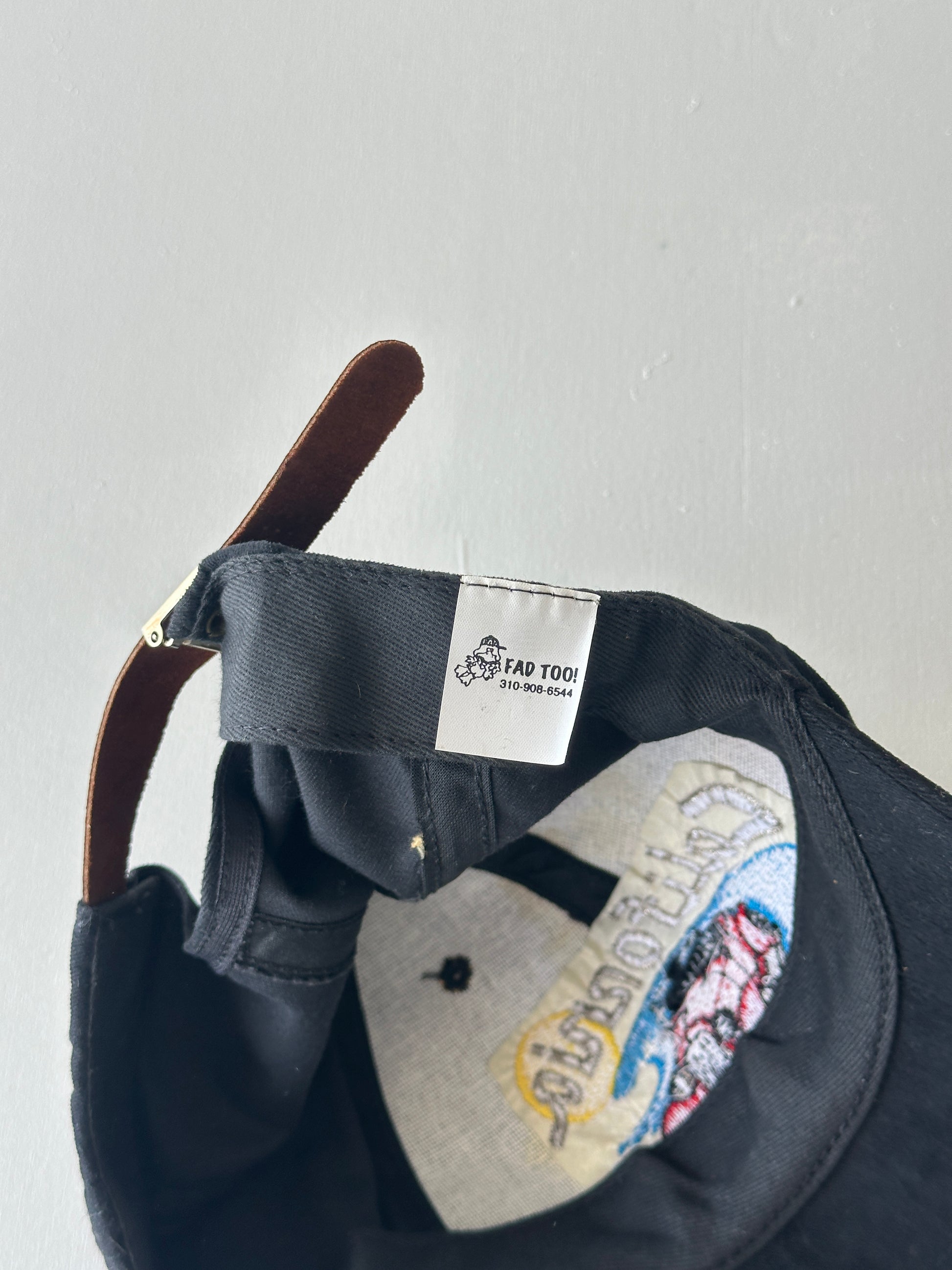 Black California Roadsters 90's Vintage SnapBack Trucker Cap
