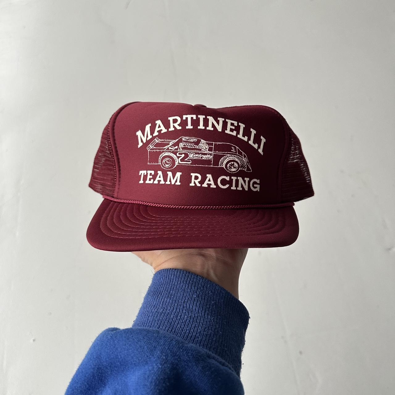 Burgundy Martinelli Racing Vintage Foam & Mesh SnapBack Trucker Cap