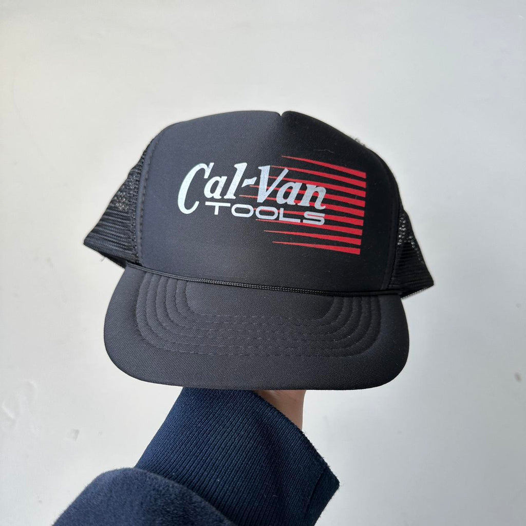Black Cal-Val Tools Mesh Trucker SnapBack Cap
