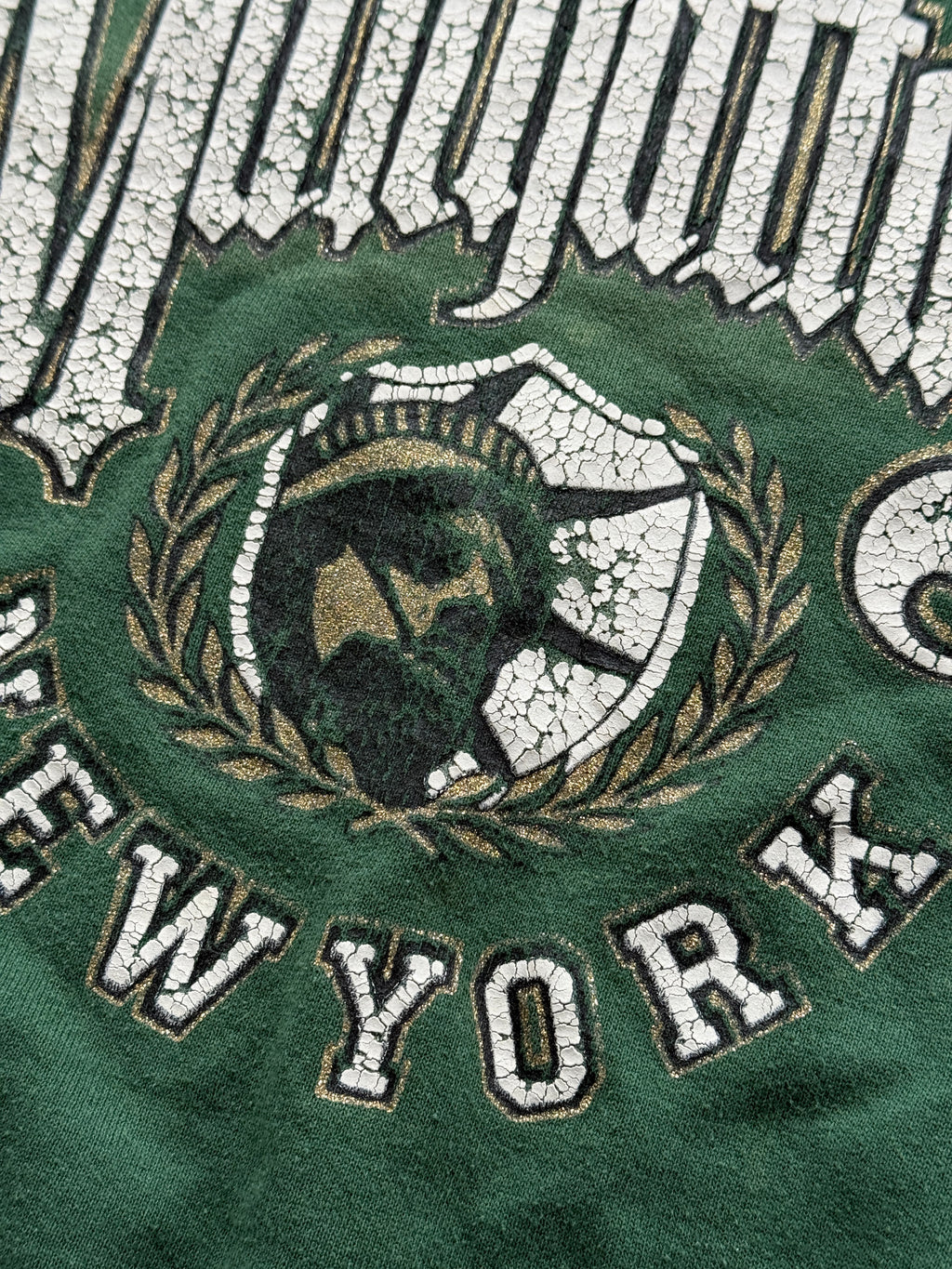 Manhattan New York University 90's Vintage Crewneck Sweatshirt - Small