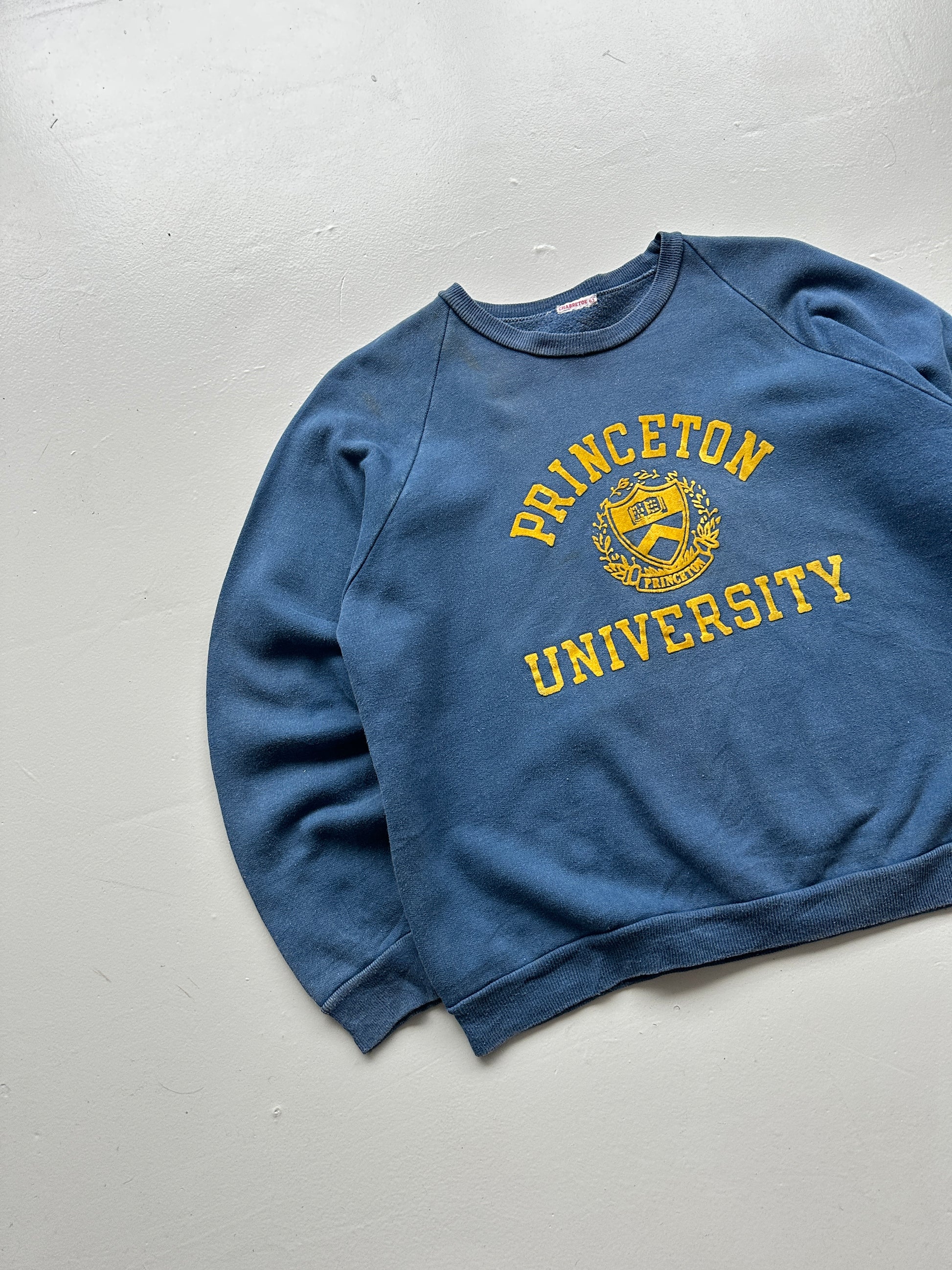 Blue Princeton University 1963 60's/70's Vintage Sweatshirt - Women's 8-10