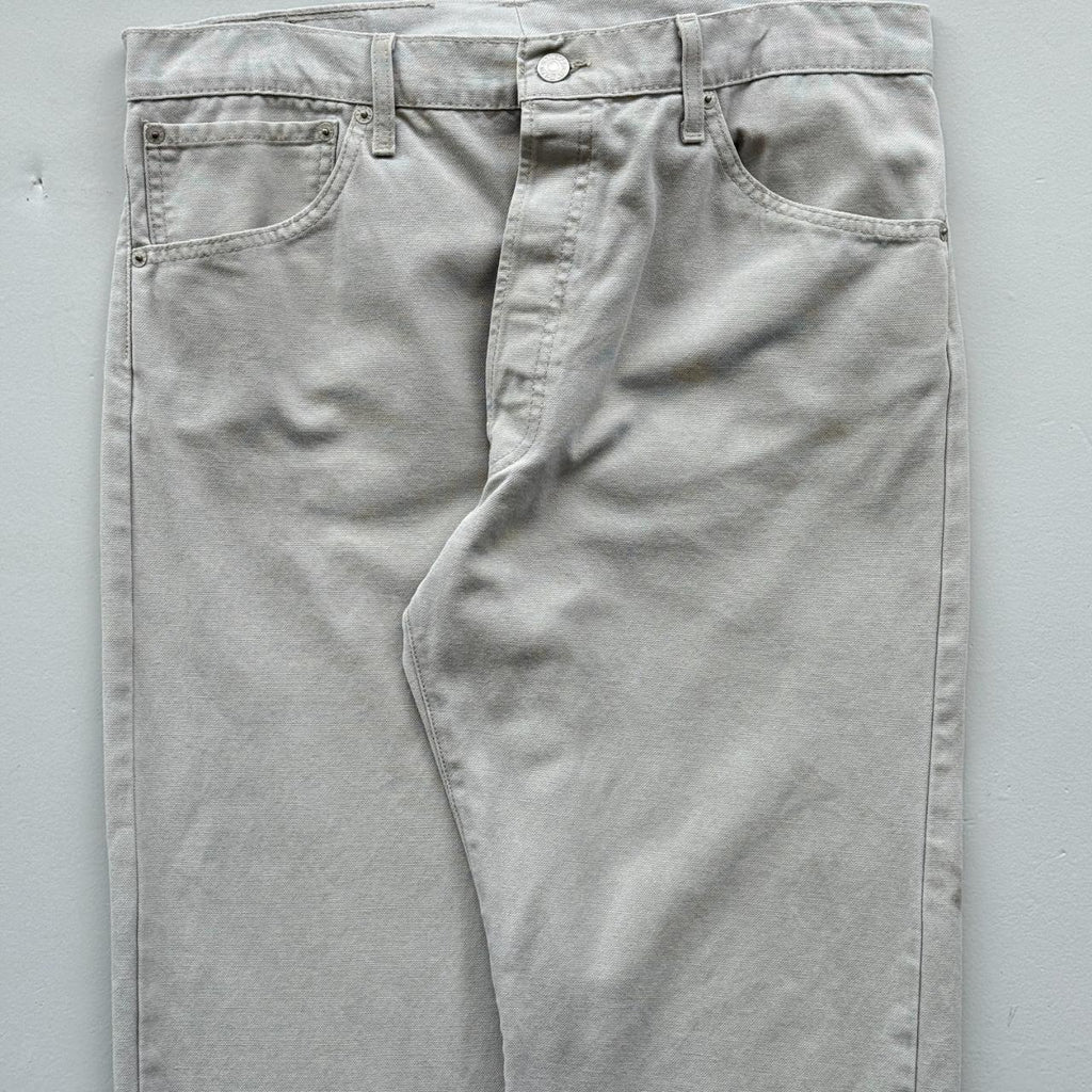 Stone Grey Levi's 551 Denim 90's Vintage Jeans - 35” x 32”