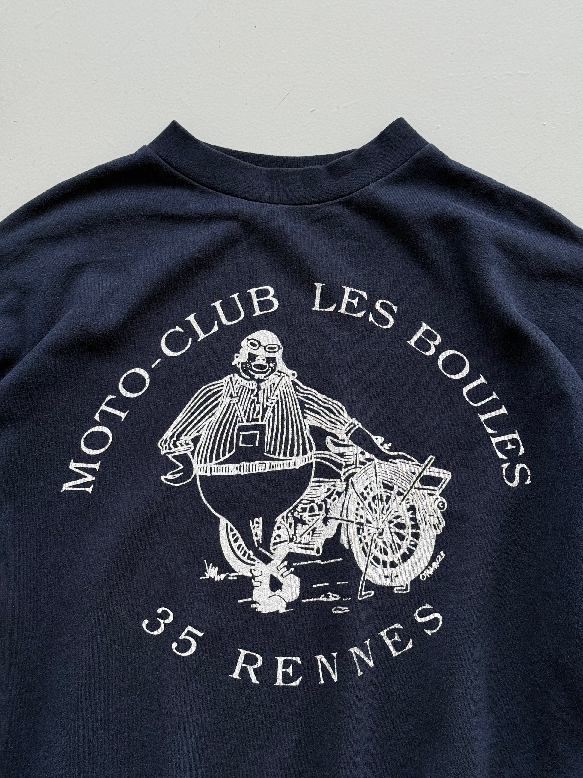 Moto-Club Les Boules Rennes 90's Vintage Sweatshirt - XL