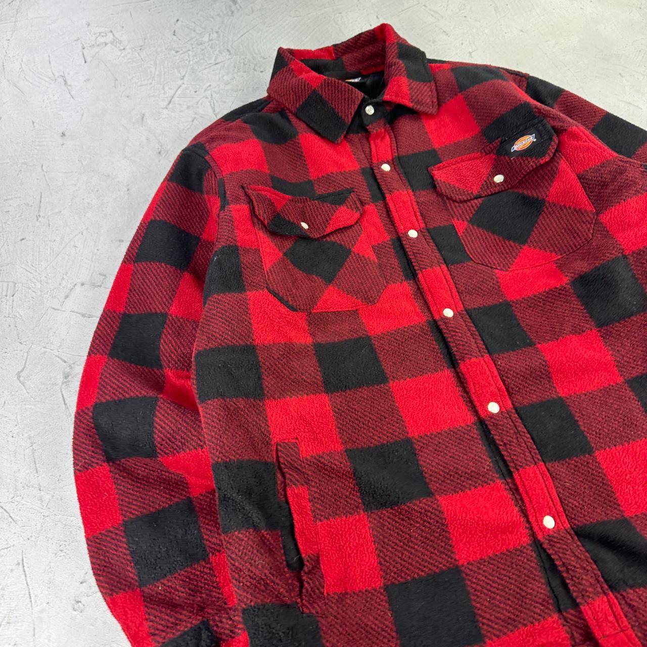Dickies Buffalo Plaid 90s vintage Fleece - Large