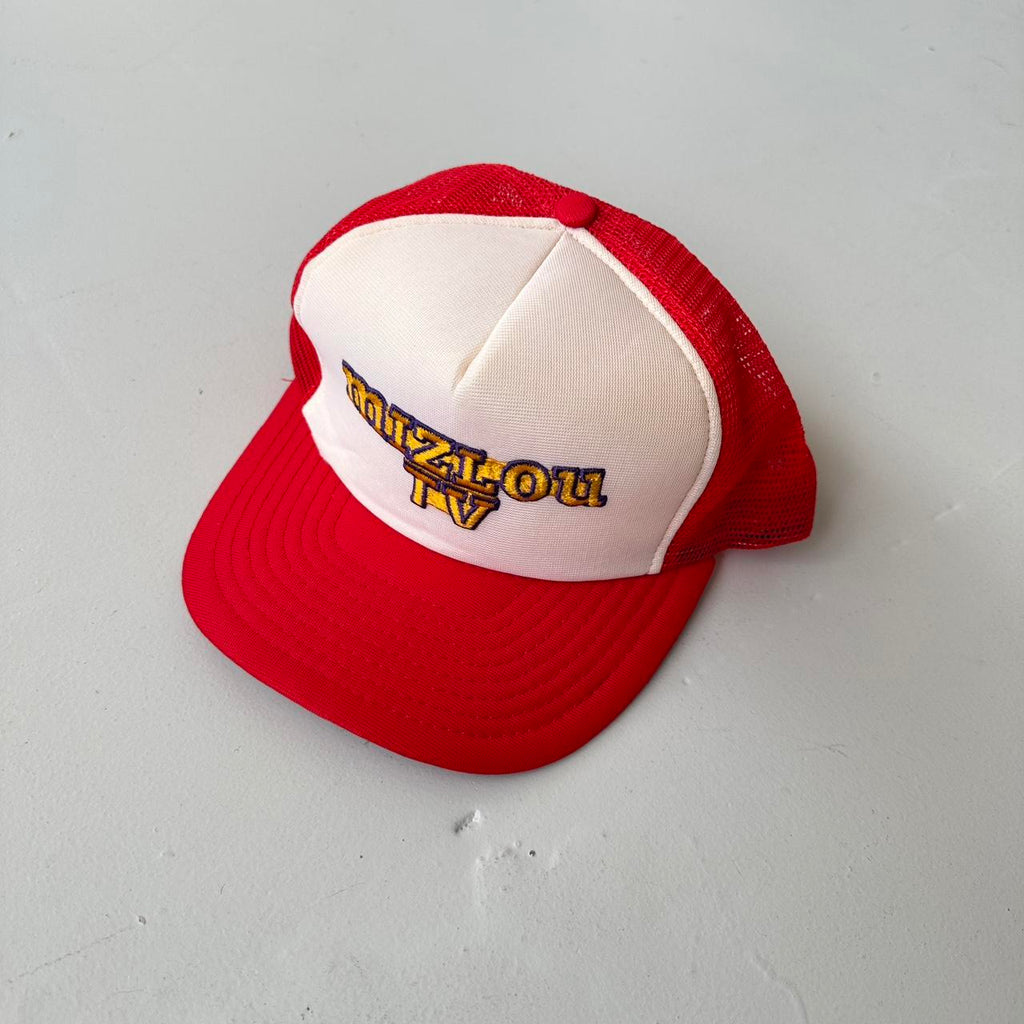 Red Mizlou TV Mesh and Foam Trucker SnapBack Cap