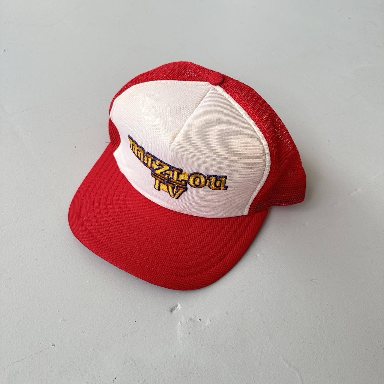 Red Mizlou TV Mesh and Foam Trucker SnapBack Cap