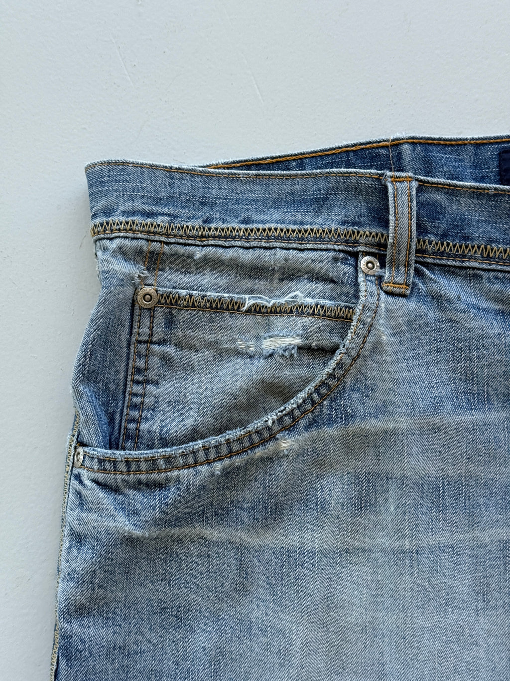 Light Blue Bugle Boy 90's Vintage Baggy Hip Hop Denim Shorts - W39 x L11.5