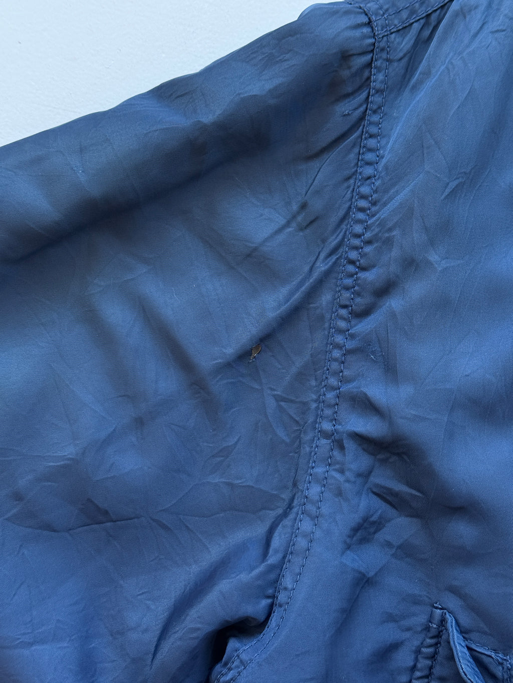 Navy Kangol 90's Vintage Bomber Jacket - Large