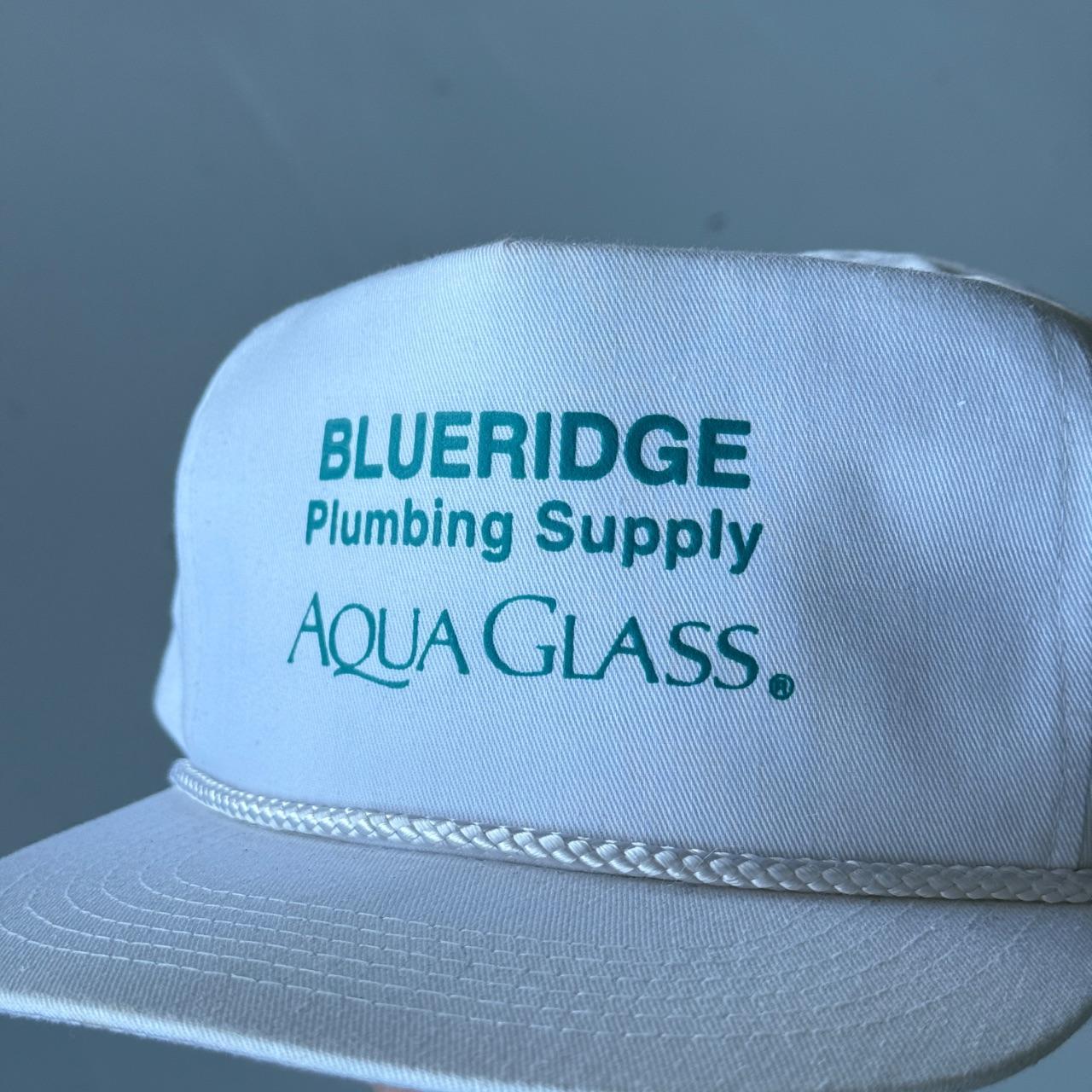 White Aqua Glass Vintage SnapBack Trucker Cap