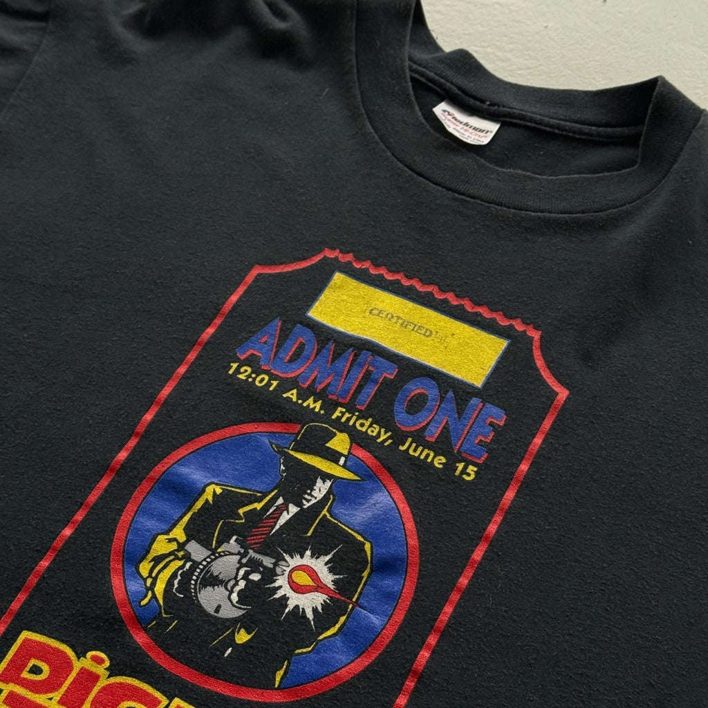 Black Dick Tracy 00s Vintage Graphic T-Shirt - Large