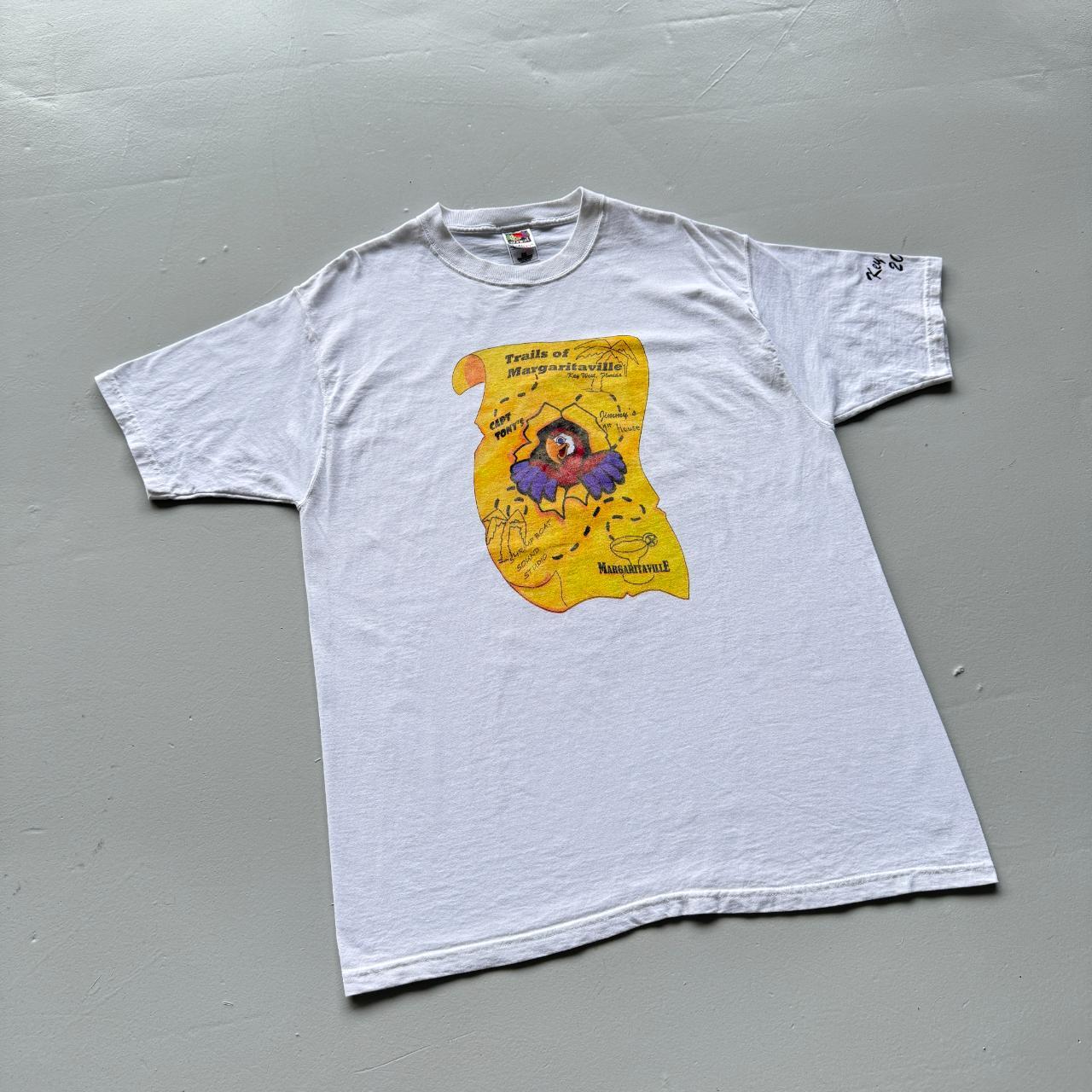 White Margaritaville Vintage 90s T-shirt - XL