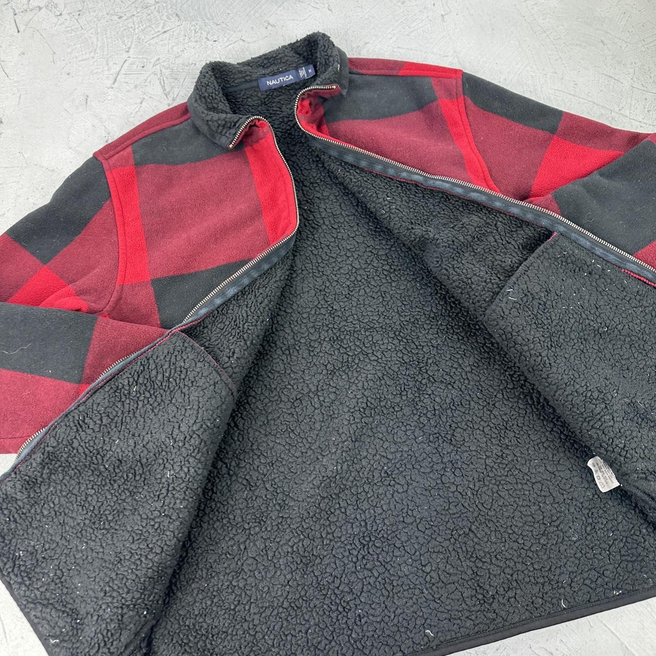 Nautica Buffalo Plaid 00s vintage Fleece - Medium