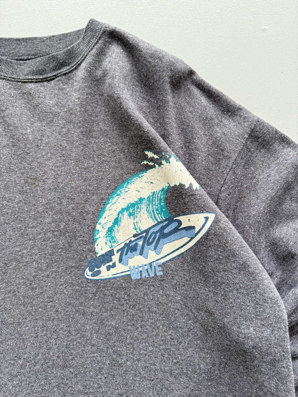 Grey Brownie 90's Vintage Surfer Graphic Sweatshirt Jumper - Small