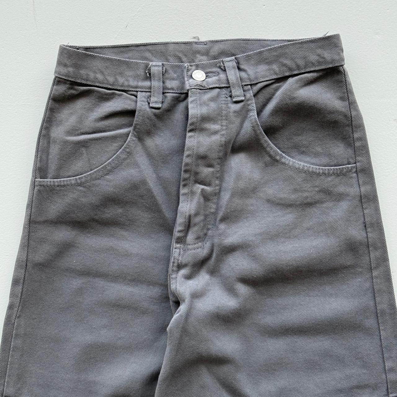 Grey Criminal Damage Cotton Y2K Vintage 00s Wide Leg Cargo's - 26” x 32”
