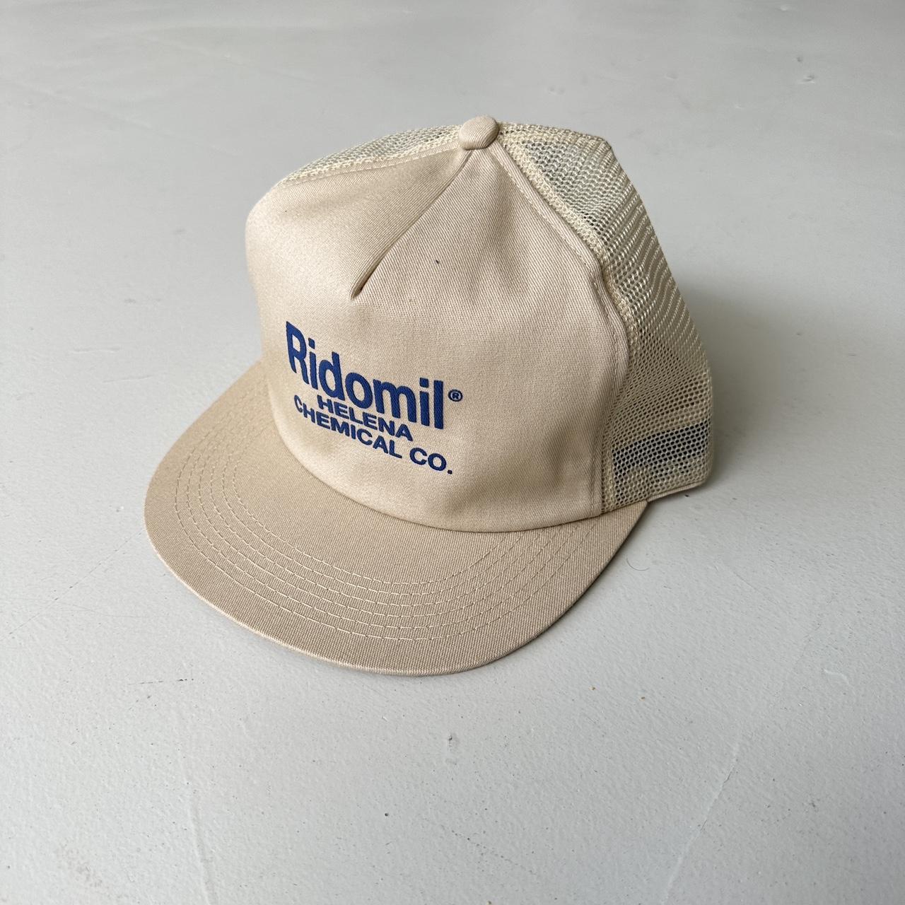 Cream Ridomil Trucker SnapBack Cap