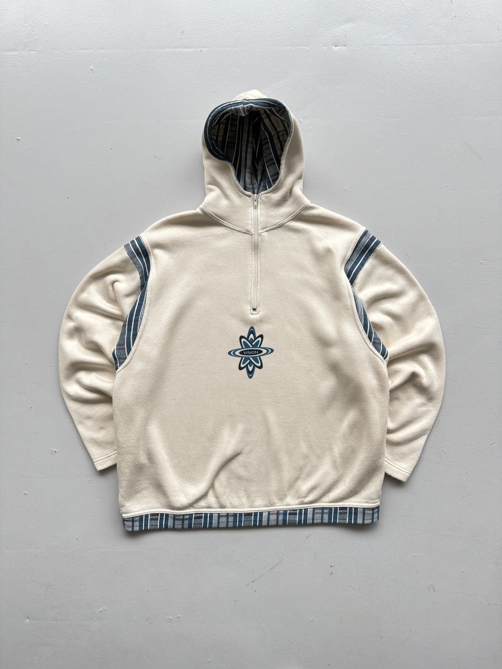 Vision Surf 90's Vintage Quarter Zip Hoodie - Small